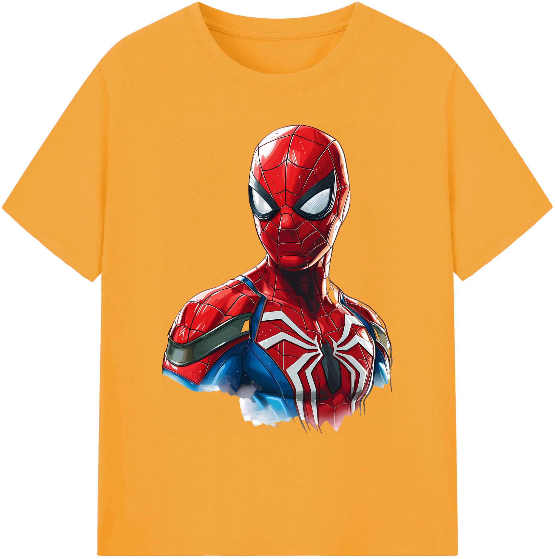 （画像用） Spider Man スパイダーマン 綿100％ メンズ半袖Tシャツ｜肌触りやわらか＆通気性