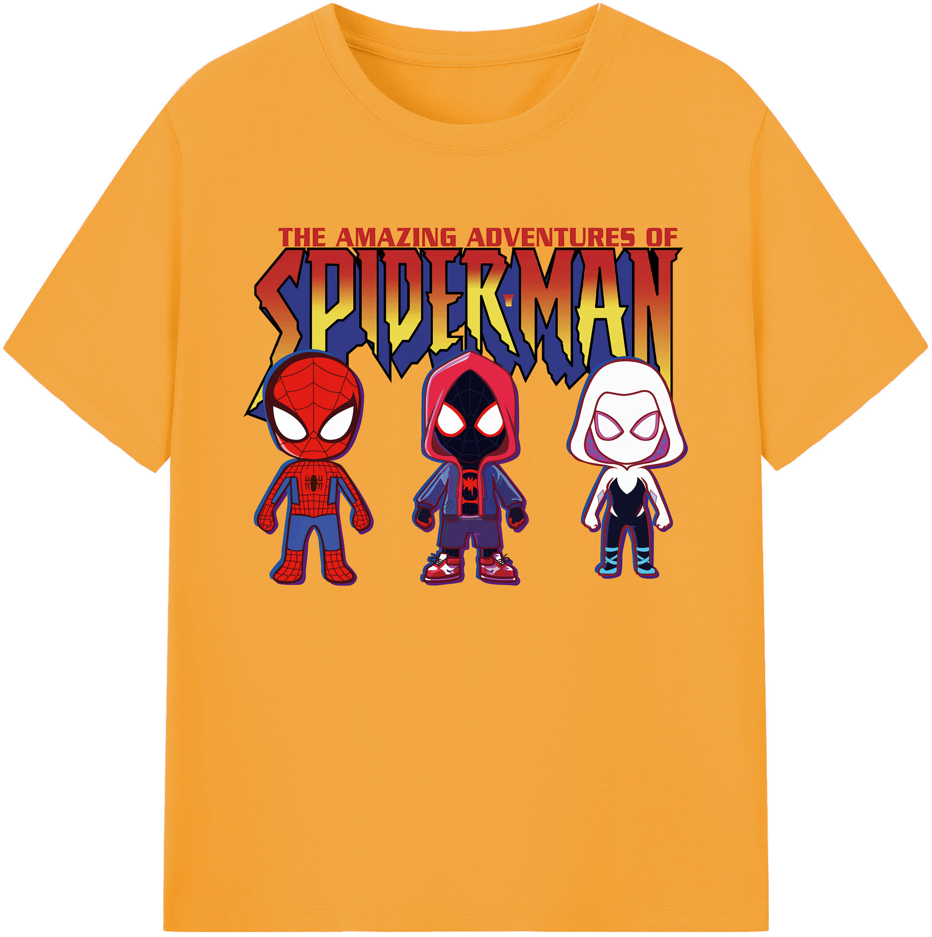 （画像用） Spider Man スパイダーマン 綿100％ メンズ半袖Tシャツ｜肌触りやわらか＆通気性