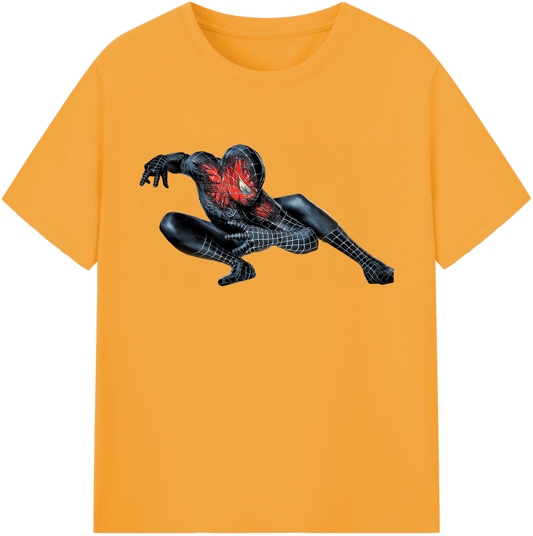 （画像用） Spider Man スパイダーマン 綿100％ メンズ半袖Tシャツ｜肌触りやわらか＆通気性