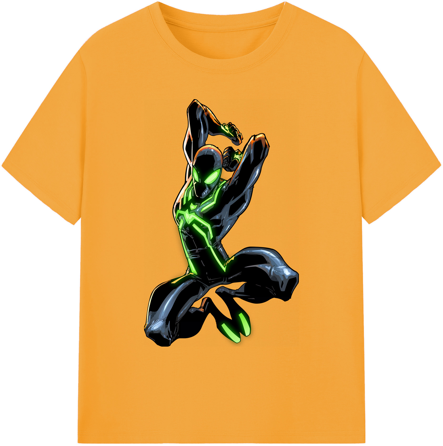 （画像用） Spider Man スパイダーマン 綿100％ メンズ半袖Tシャツ｜肌触りやわらか＆通気性