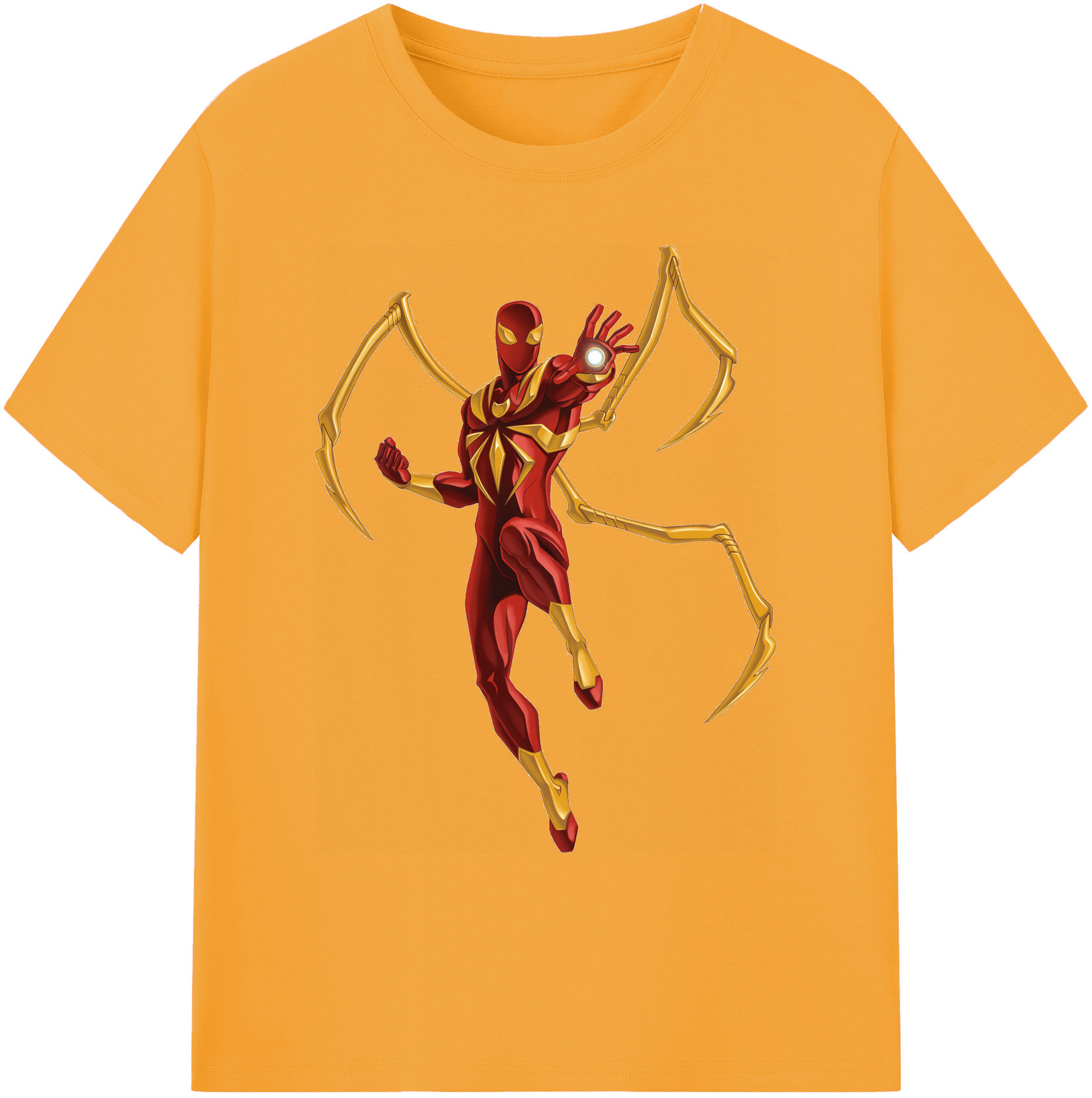 （画像用） Spider Man スパイダーマン 綿100％ メンズ半袖Tシャツ｜肌触りやわらか＆通気性