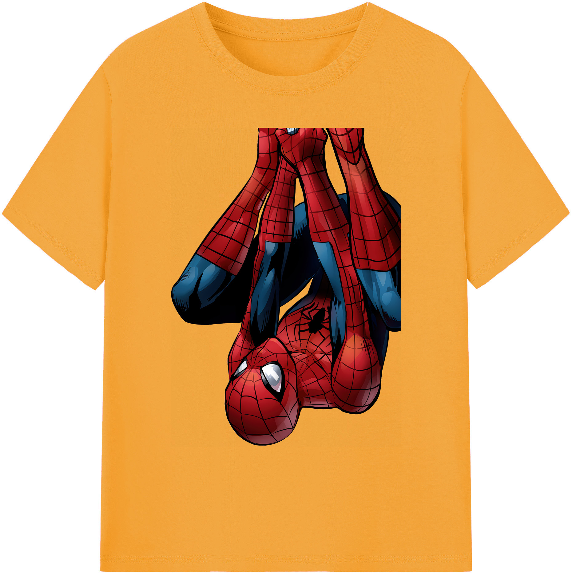 （画像用） Spider Man スパイダーマン 綿100％ メンズ半袖Tシャツ｜肌触りやわらか＆通気性