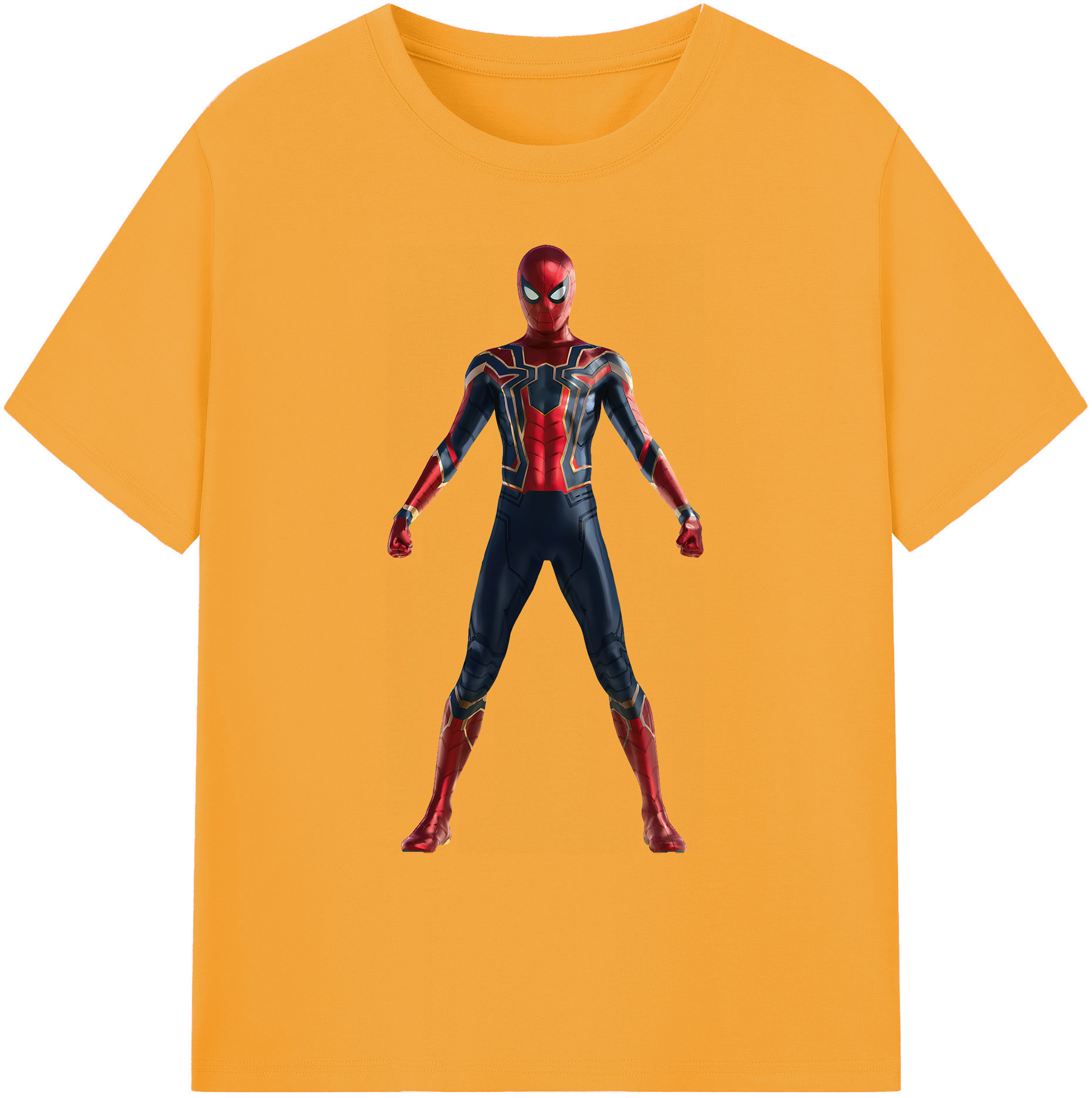（画像用） Spider Man スパイダーマン 綿100％ メンズ半袖Tシャツ｜肌触りやわらか＆通気性