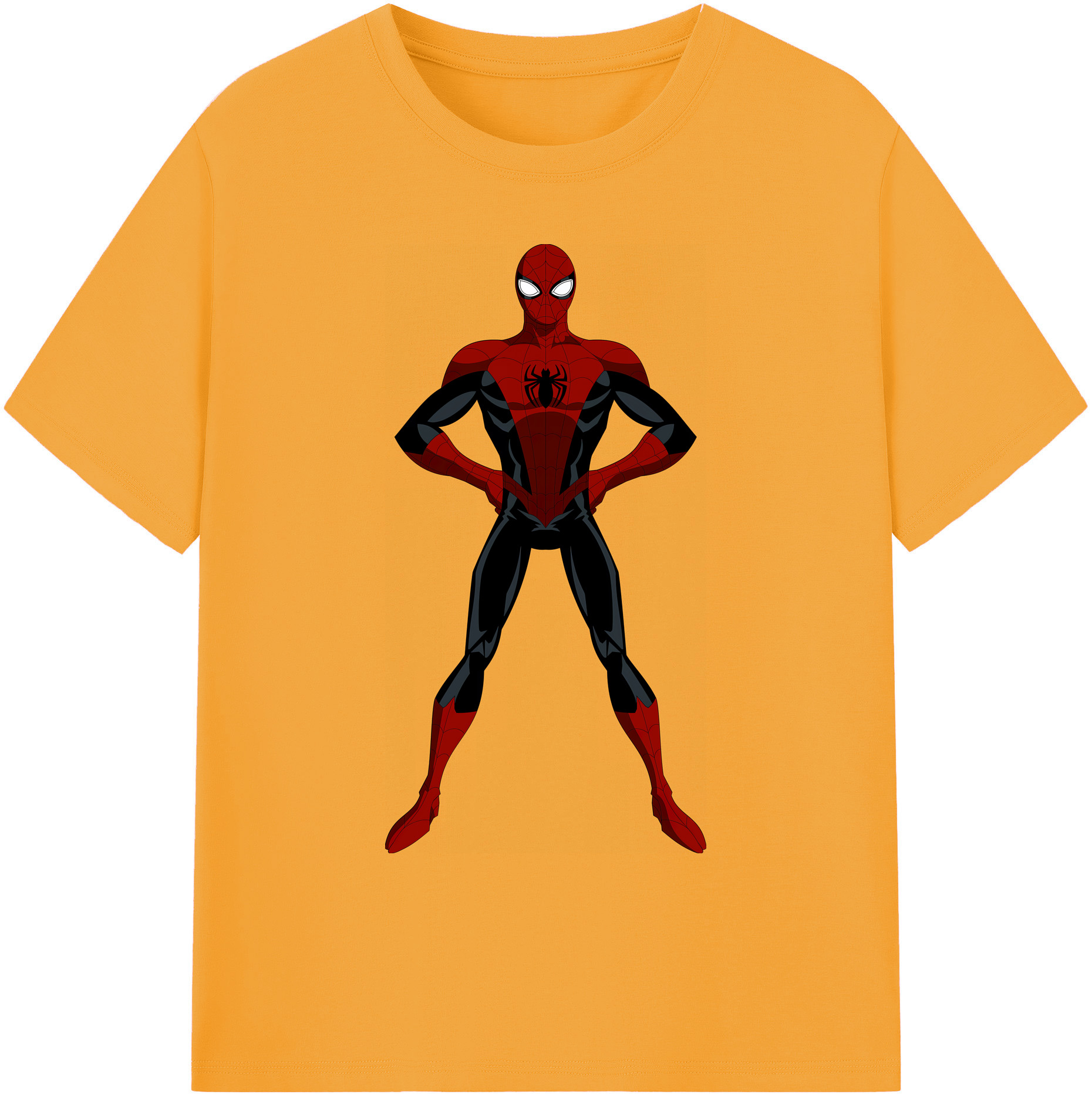 （画像用） Spider Man スパイダーマン 綿100％ メンズ半袖Tシャツ｜肌触りやわらか＆通気性