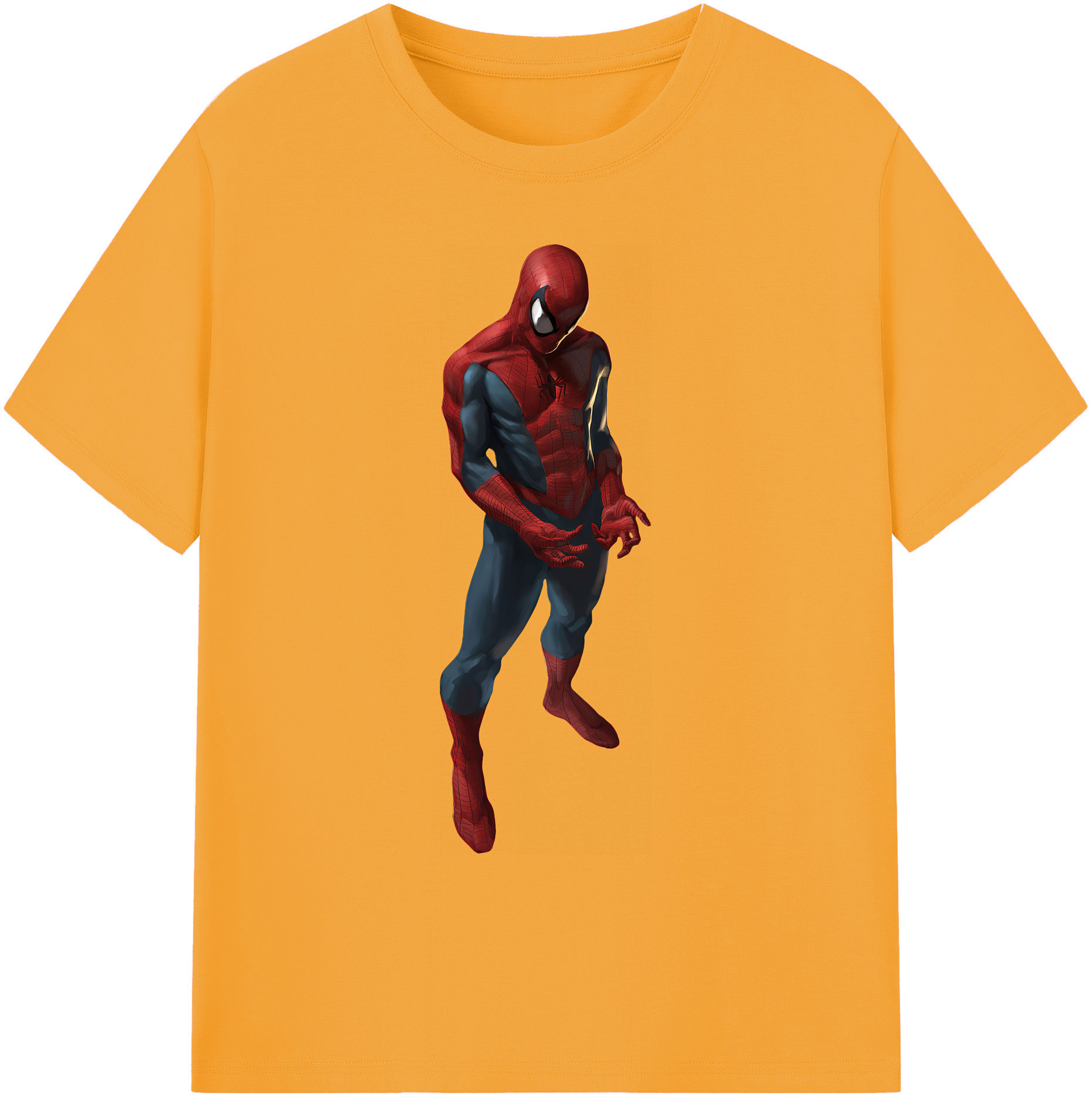 （画像用） Spider Man スパイダーマン 綿100％ メンズ半袖Tシャツ｜肌触りやわらか＆通気性