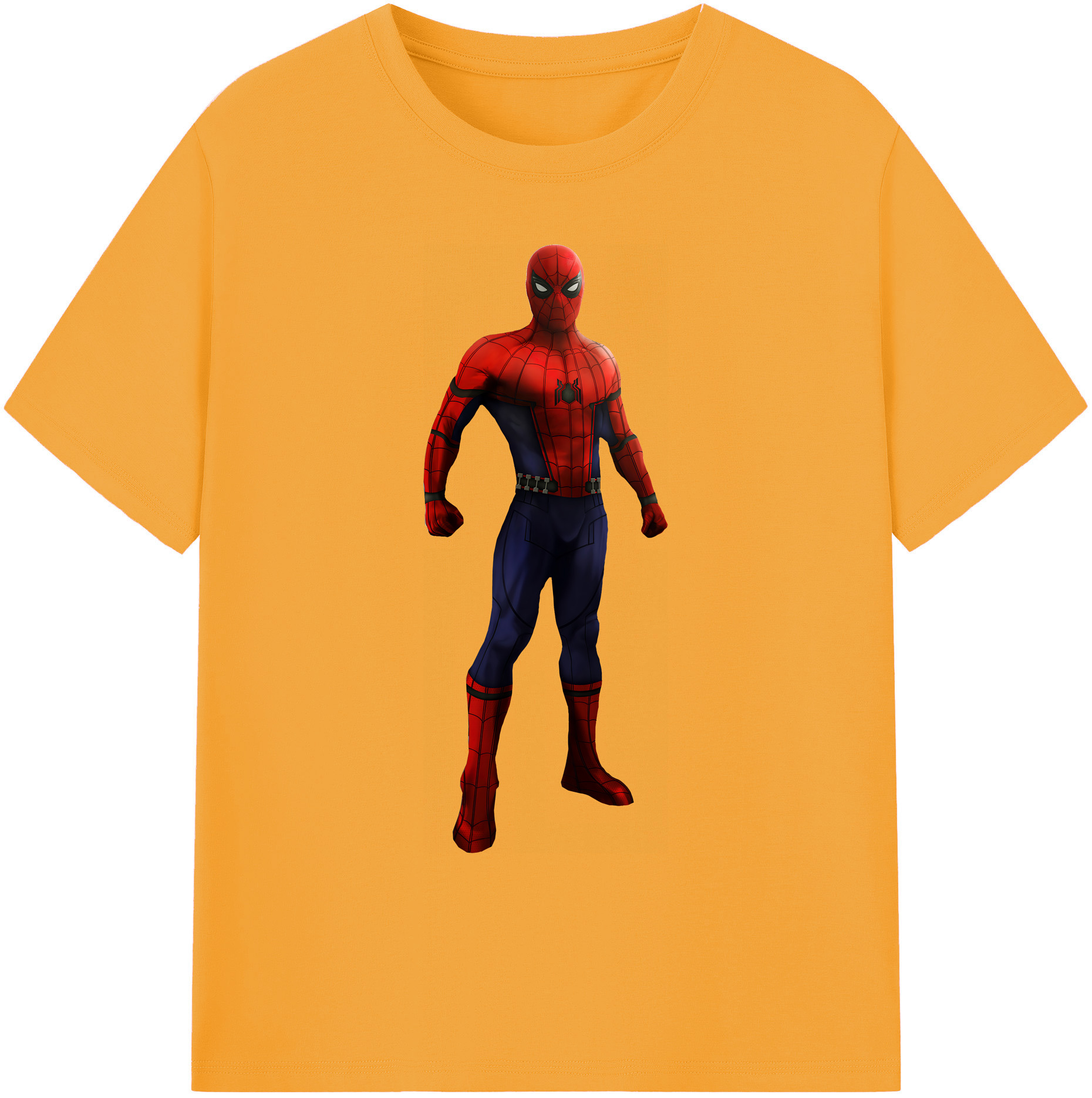 （画像用） Spider Man スパイダーマン 綿100％ メンズ半袖Tシャツ｜肌触りやわらか＆通気性