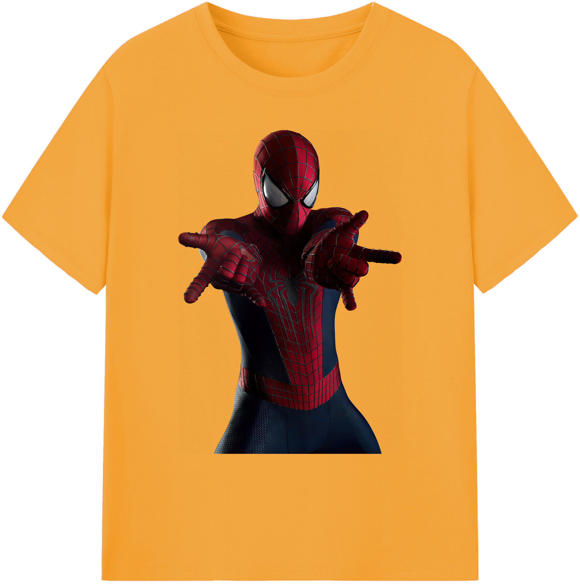 （画像用） Spider Man スパイダーマン 綿100％ メンズ半袖Tシャツ｜肌触りやわらか＆通気性