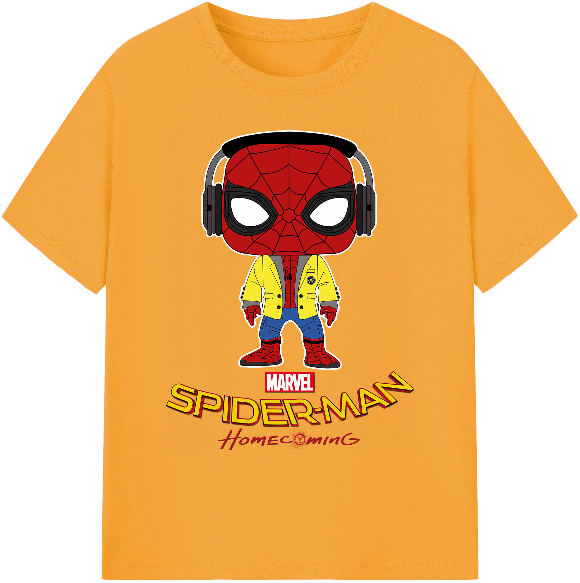 （画像用） Spider Man スパイダーマン 綿100％ メンズ半袖Tシャツ｜肌触りやわらか＆通気性