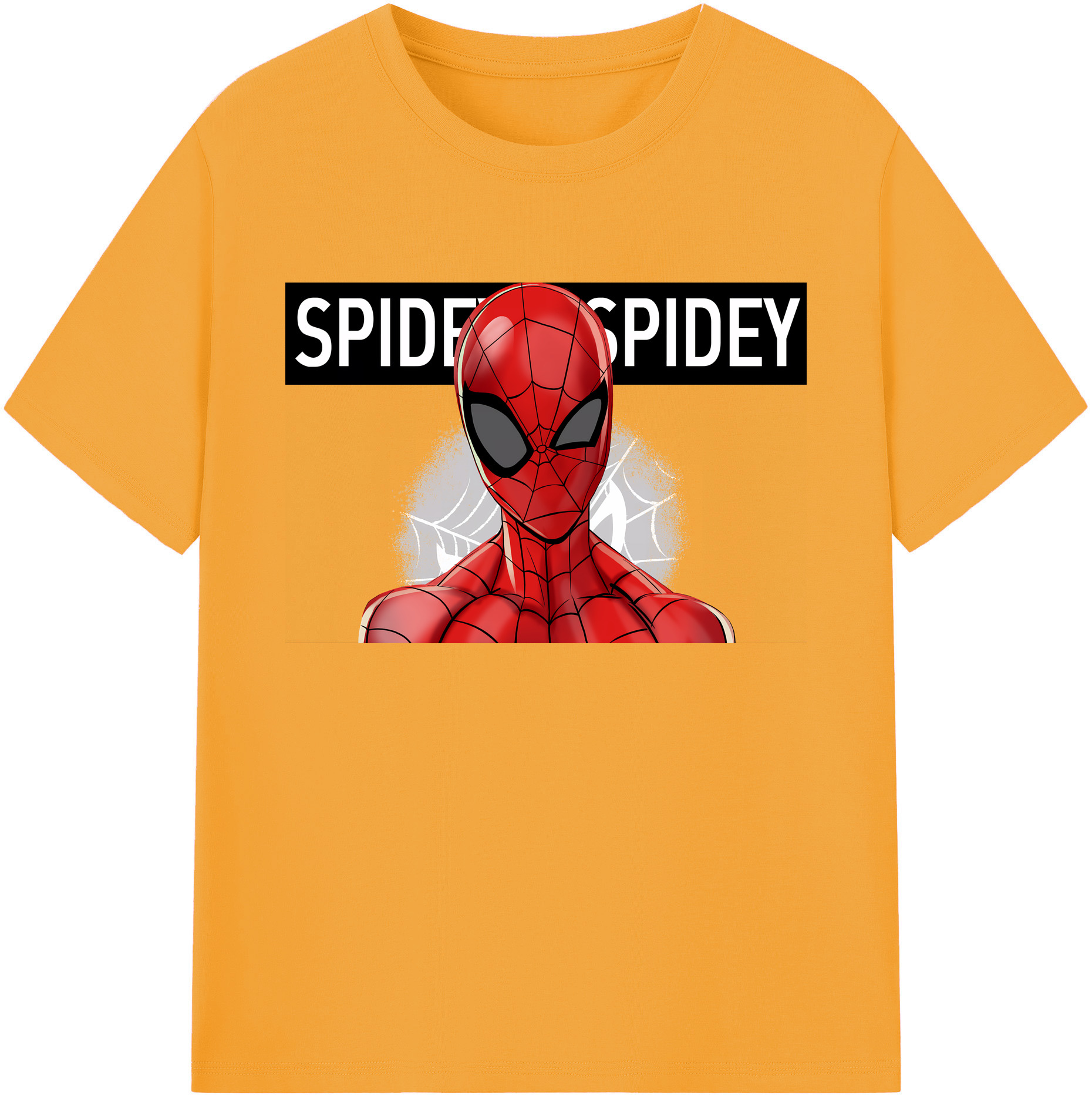 （画像用） Spider Man スパイダーマン 綿100％ メンズ半袖Tシャツ｜肌触りやわらか＆通気性