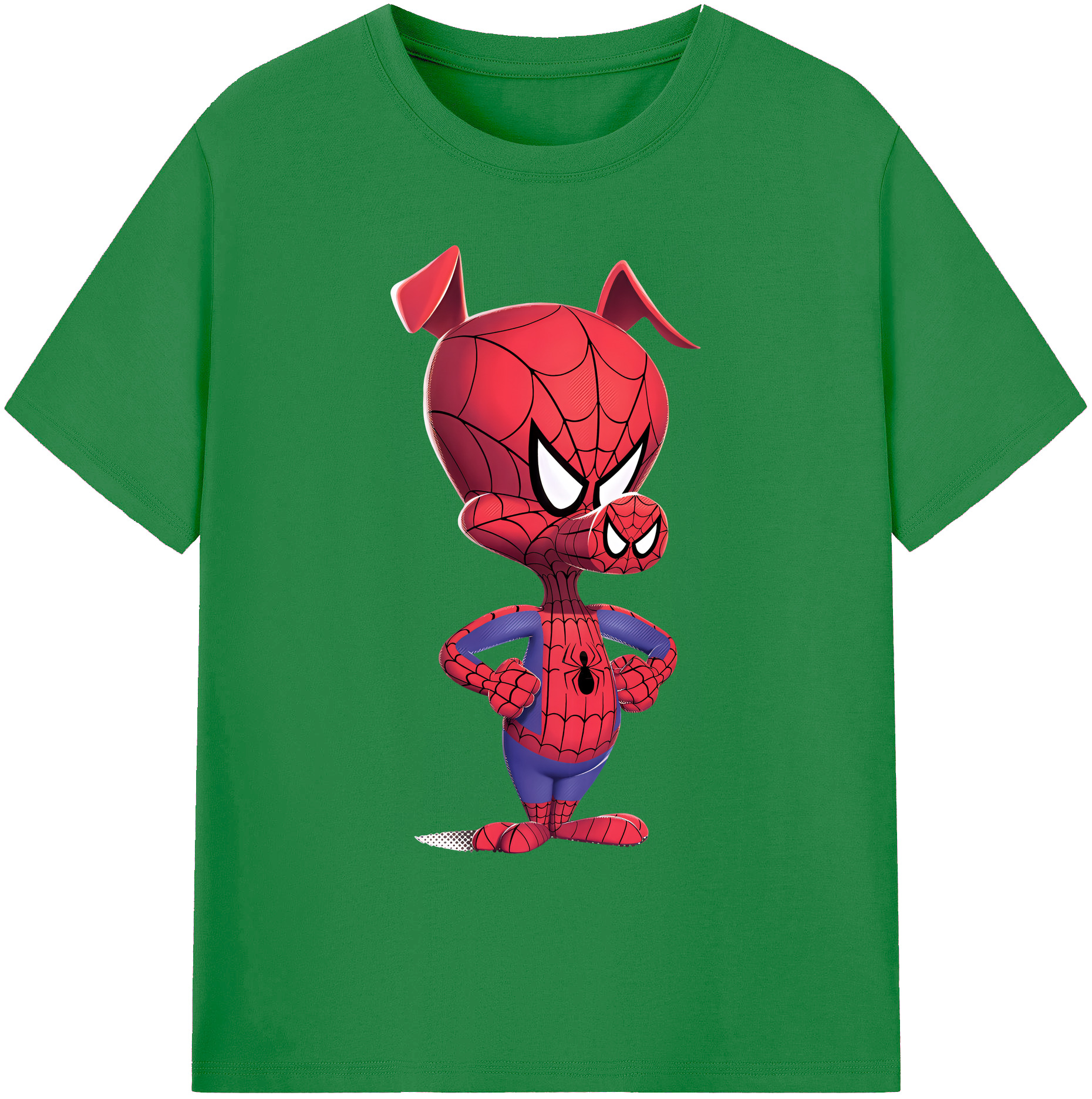 （画像用） Spider Man スパイダーマン 綿100％ メンズ半袖Tシャツ｜肌触りやわらか＆通気性