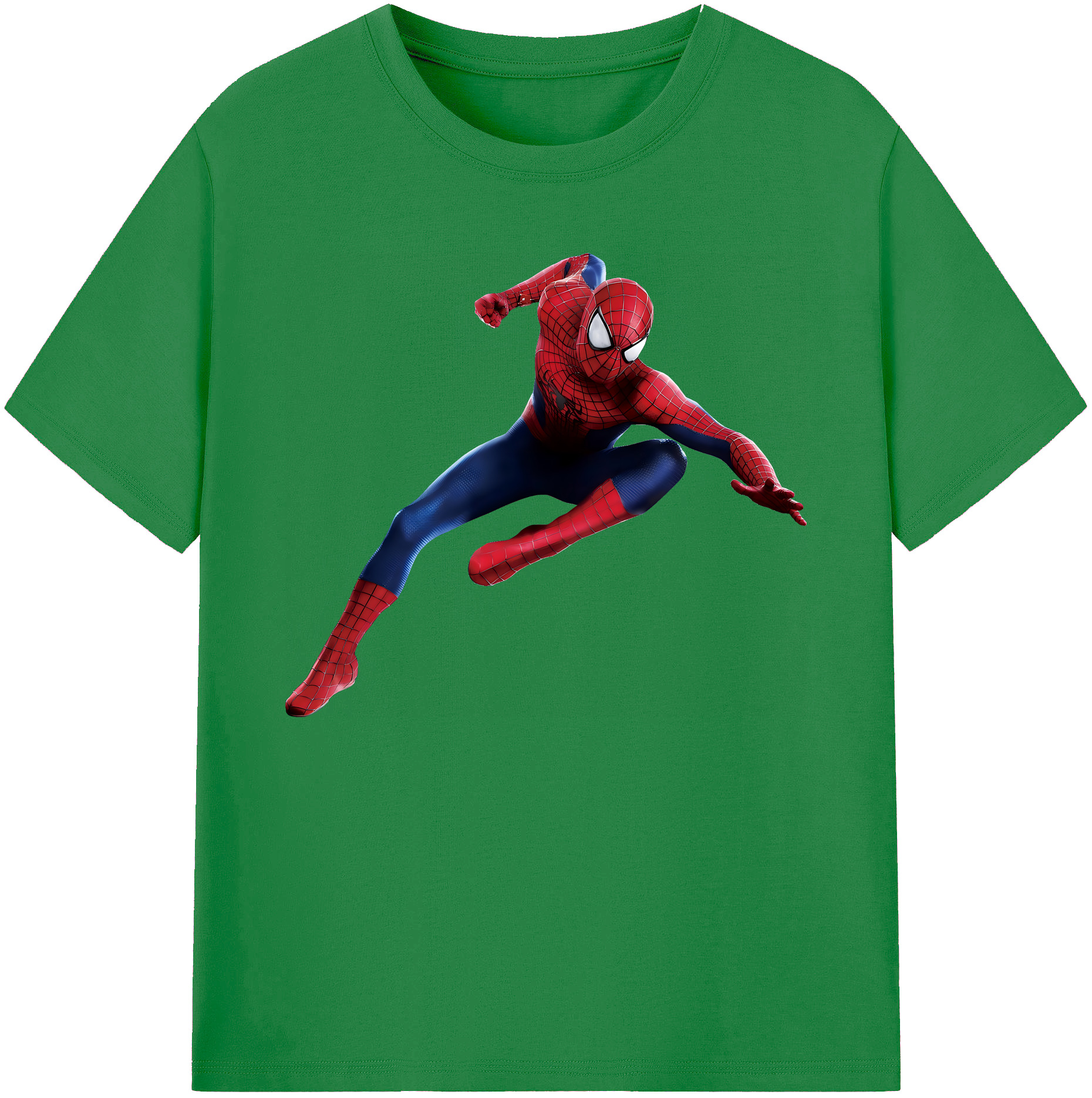 （画像用） Spider Man スパイダーマン 綿100％ メンズ半袖Tシャツ｜肌触りやわらか＆通気性