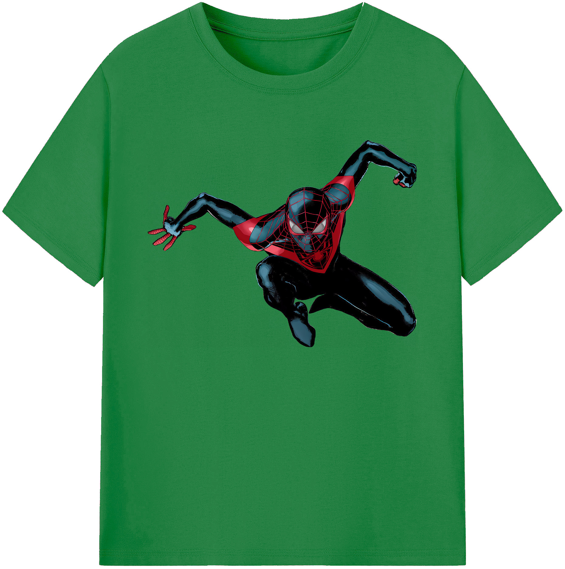 （画像用） Spider Man スパイダーマン 綿100％ メンズ半袖Tシャツ｜肌触りやわらか＆通気性