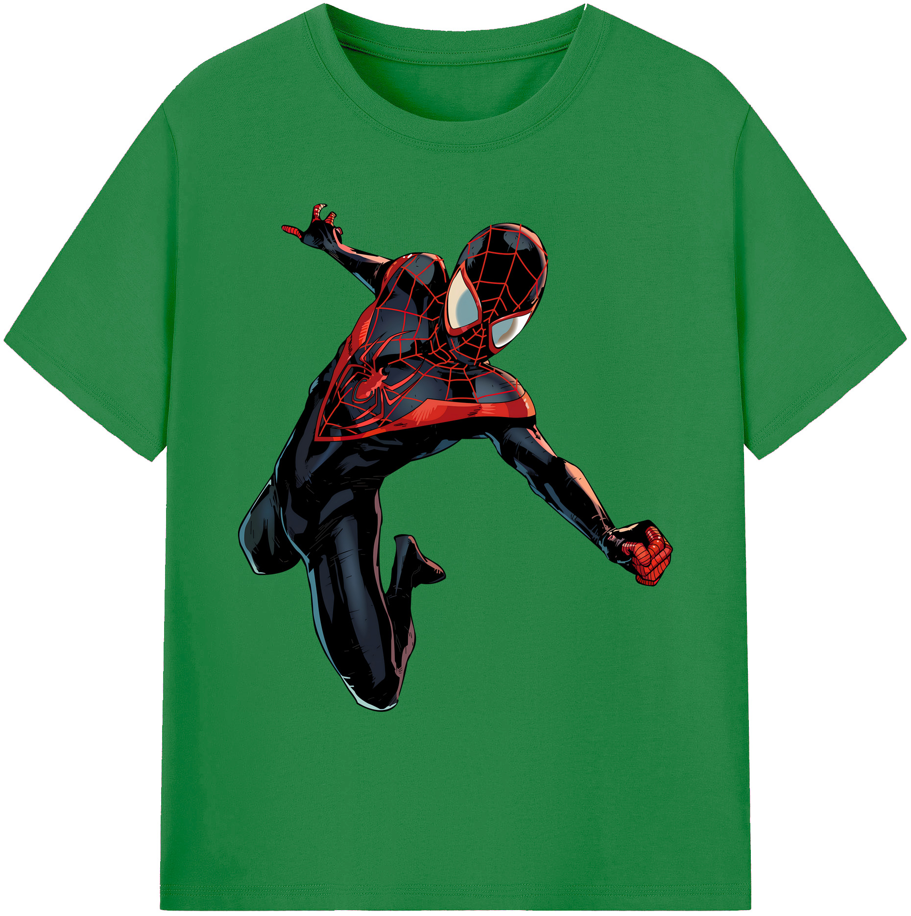 （画像用） Spider Man スパイダーマン 綿100％ メンズ半袖Tシャツ｜肌触りやわらか＆通気性