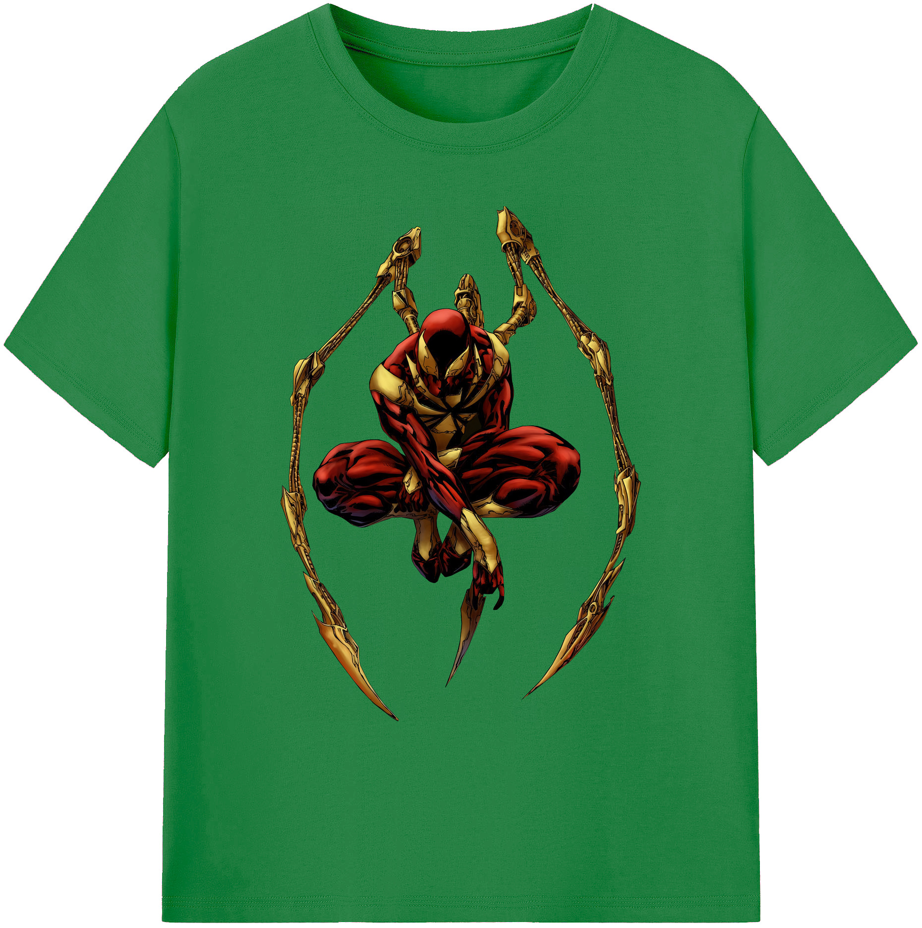 （画像用） Spider Man スパイダーマン 綿100％ メンズ半袖Tシャツ｜肌触りやわらか＆通気性