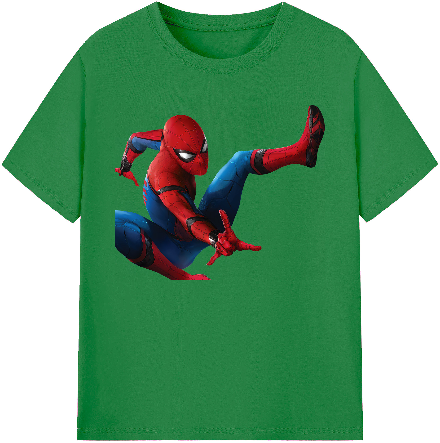 （画像用） Spider Man スパイダーマン 綿100％ メンズ半袖Tシャツ｜肌触りやわらか＆通気性