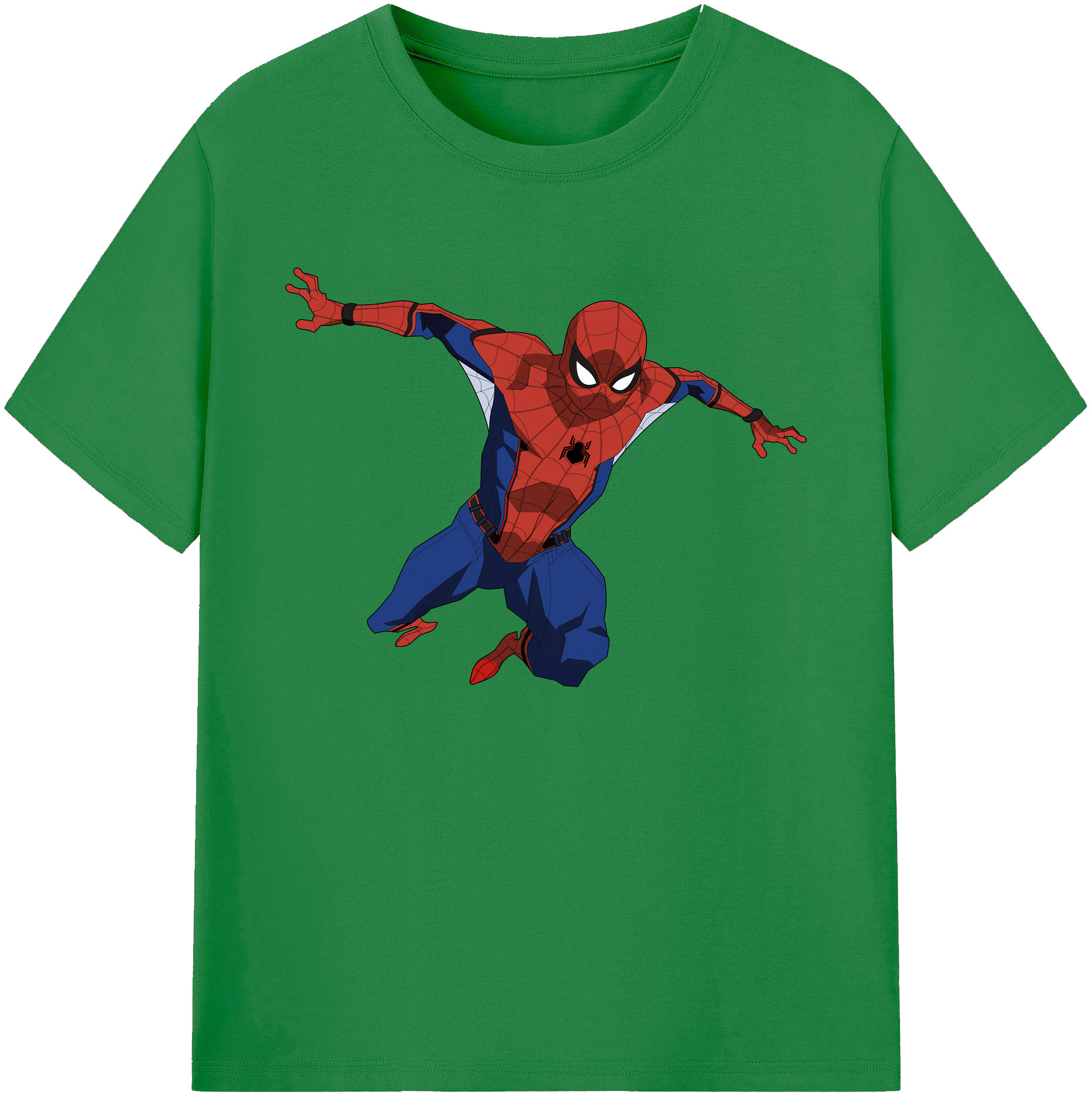（画像用） Spider Man スパイダーマン 綿100％ メンズ半袖Tシャツ｜肌触りやわらか＆通気性