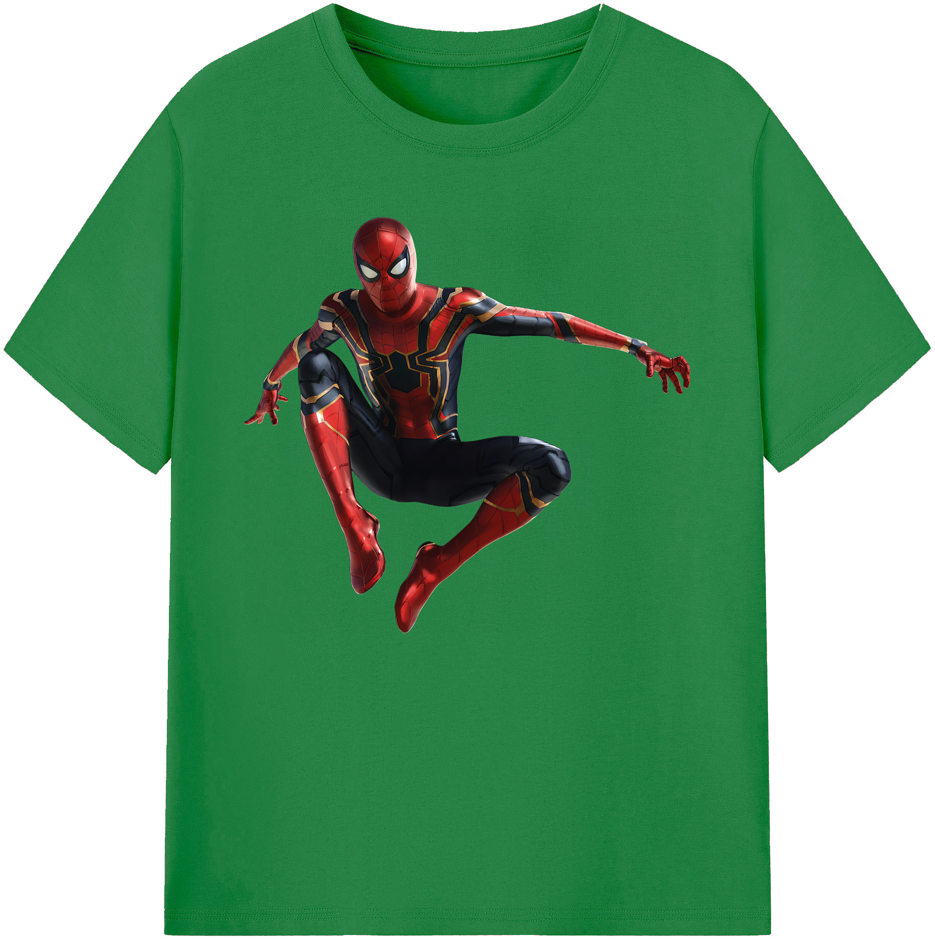 （画像用） Spider Man スパイダーマン 綿100％ メンズ半袖Tシャツ｜肌触りやわらか＆通気性