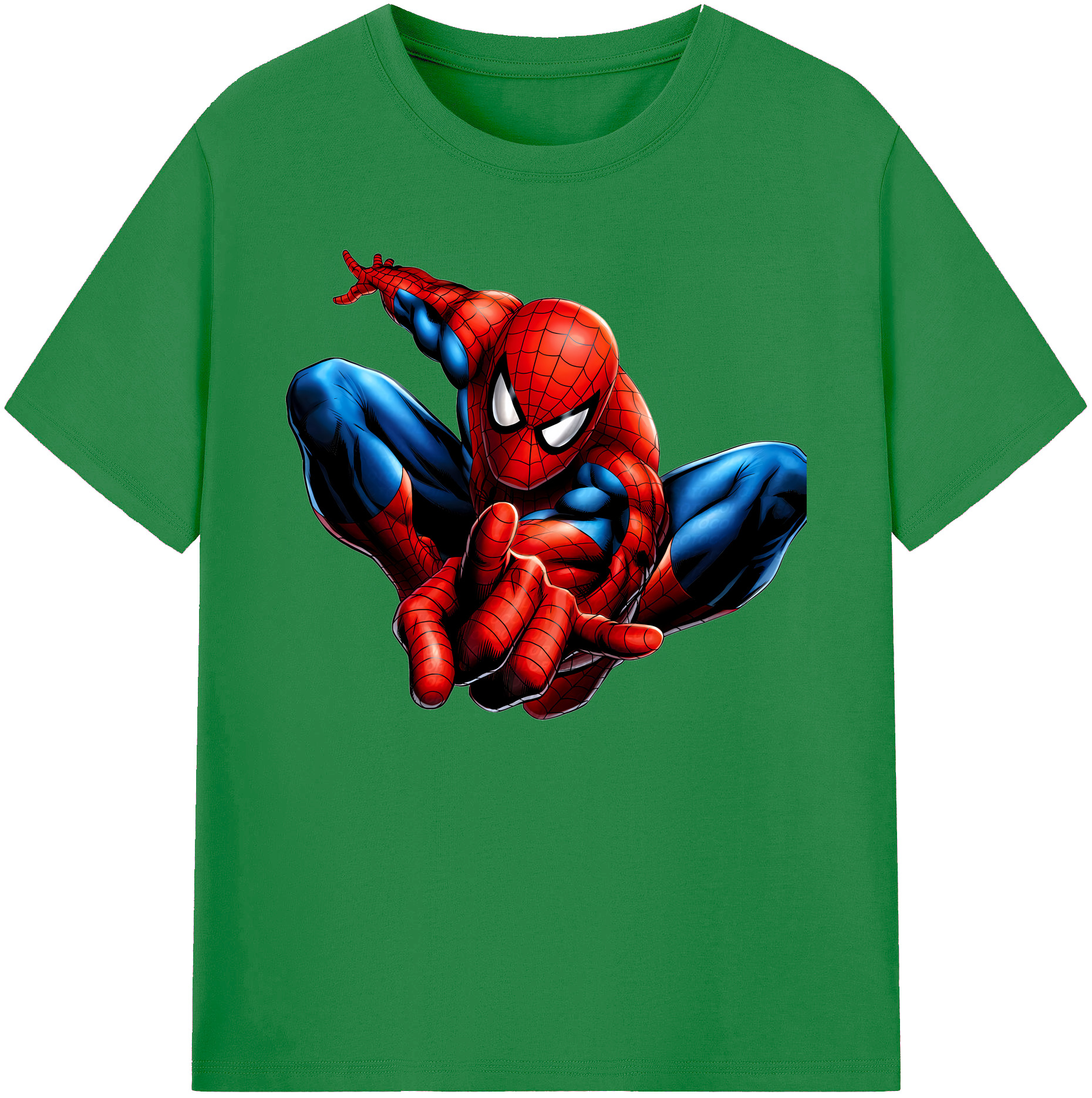 （画像用） Spider Man スパイダーマン 綿100％ メンズ半袖Tシャツ｜肌触りやわらか＆通気性