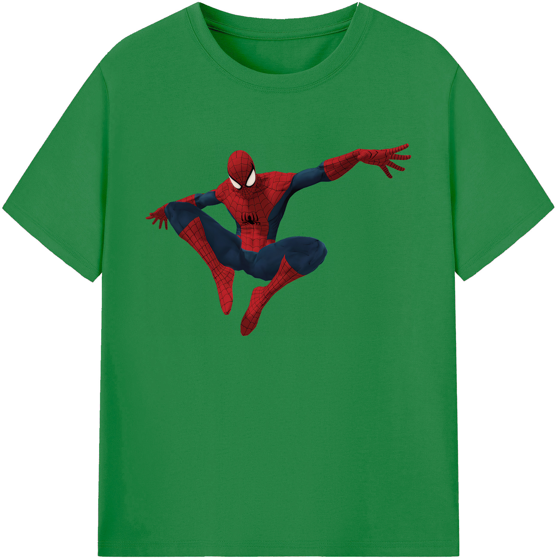 （画像用） Spider Man スパイダーマン 綿100％ メンズ半袖Tシャツ｜肌触りやわらか＆通気性