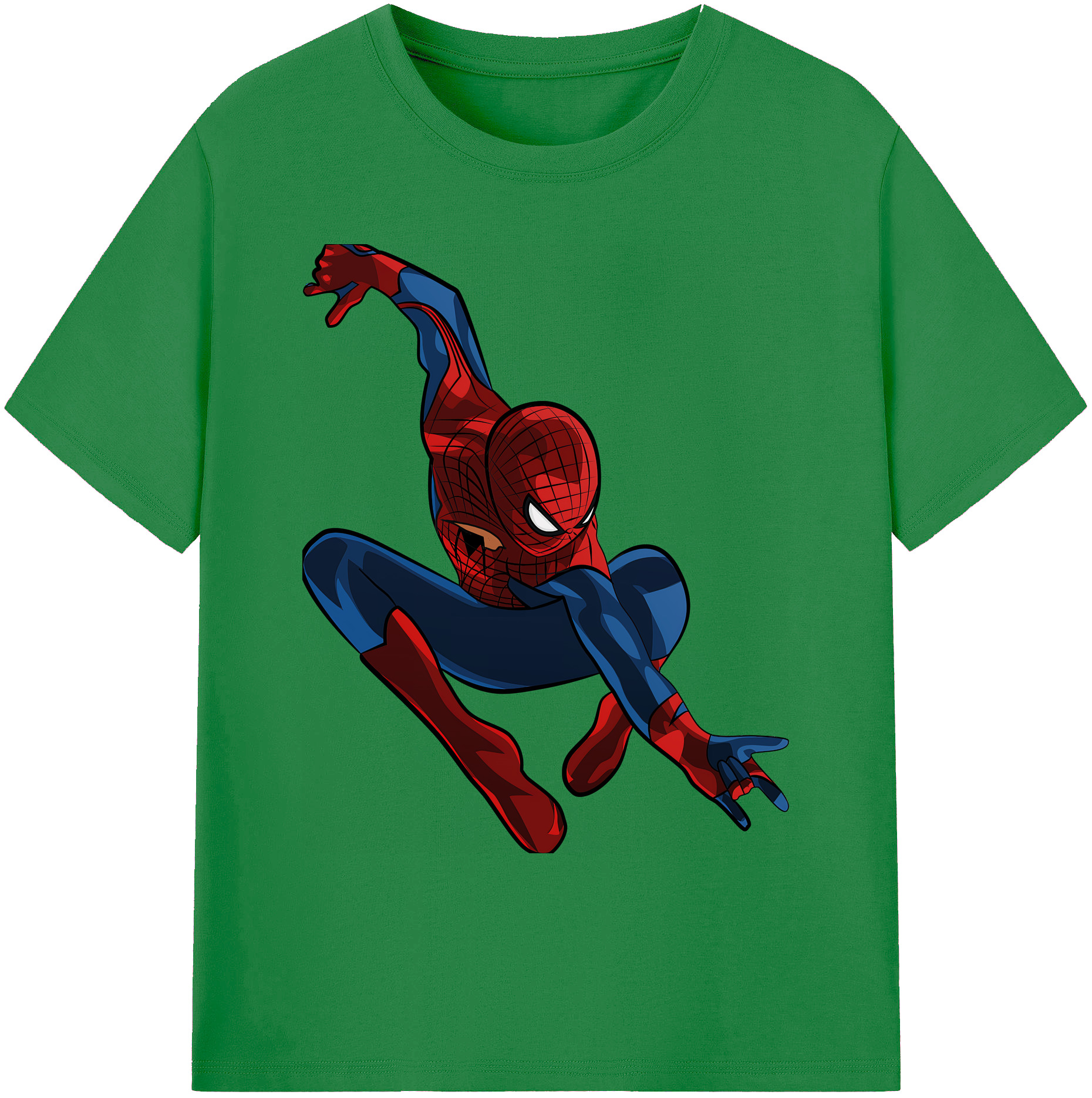 （画像用） Spider Man スパイダーマン 綿100％ メンズ半袖Tシャツ｜肌触りやわらか＆通気性