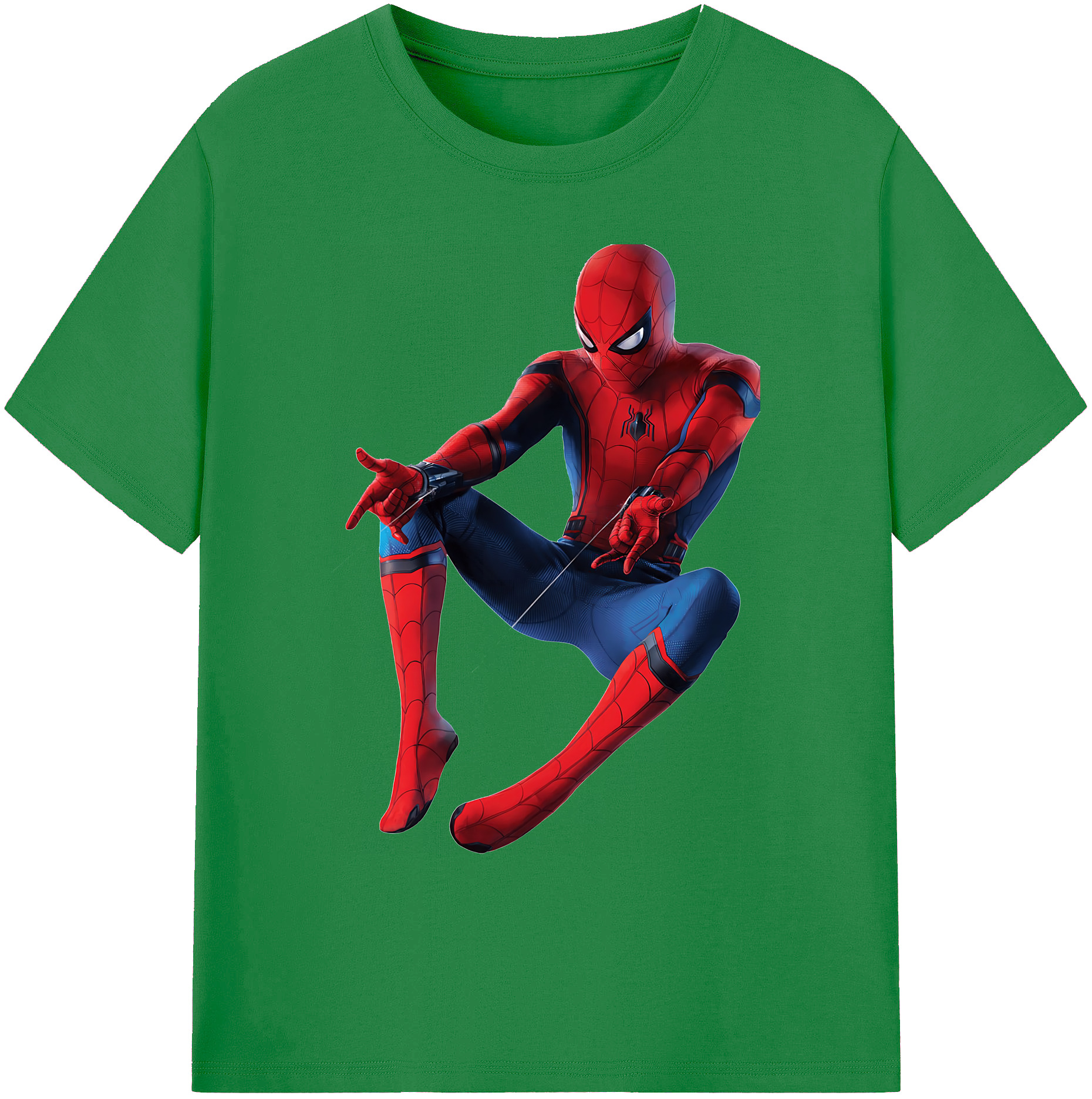 （画像用） Spider Man スパイダーマン 綿100％ メンズ半袖Tシャツ｜肌触りやわらか＆通気性