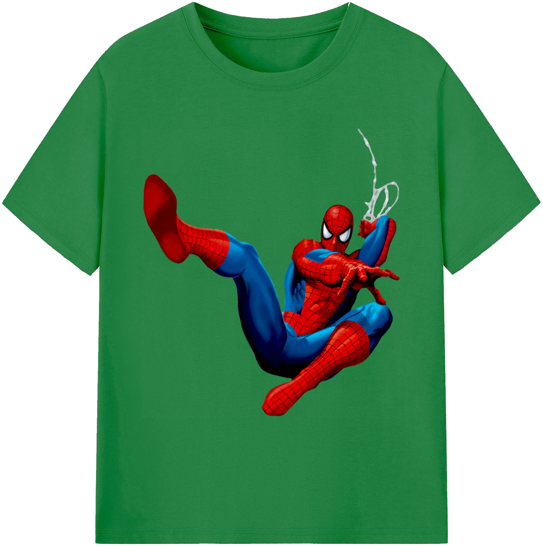 （画像用） Spider Man スパイダーマン 綿100％ メンズ半袖Tシャツ｜肌触りやわらか＆通気性