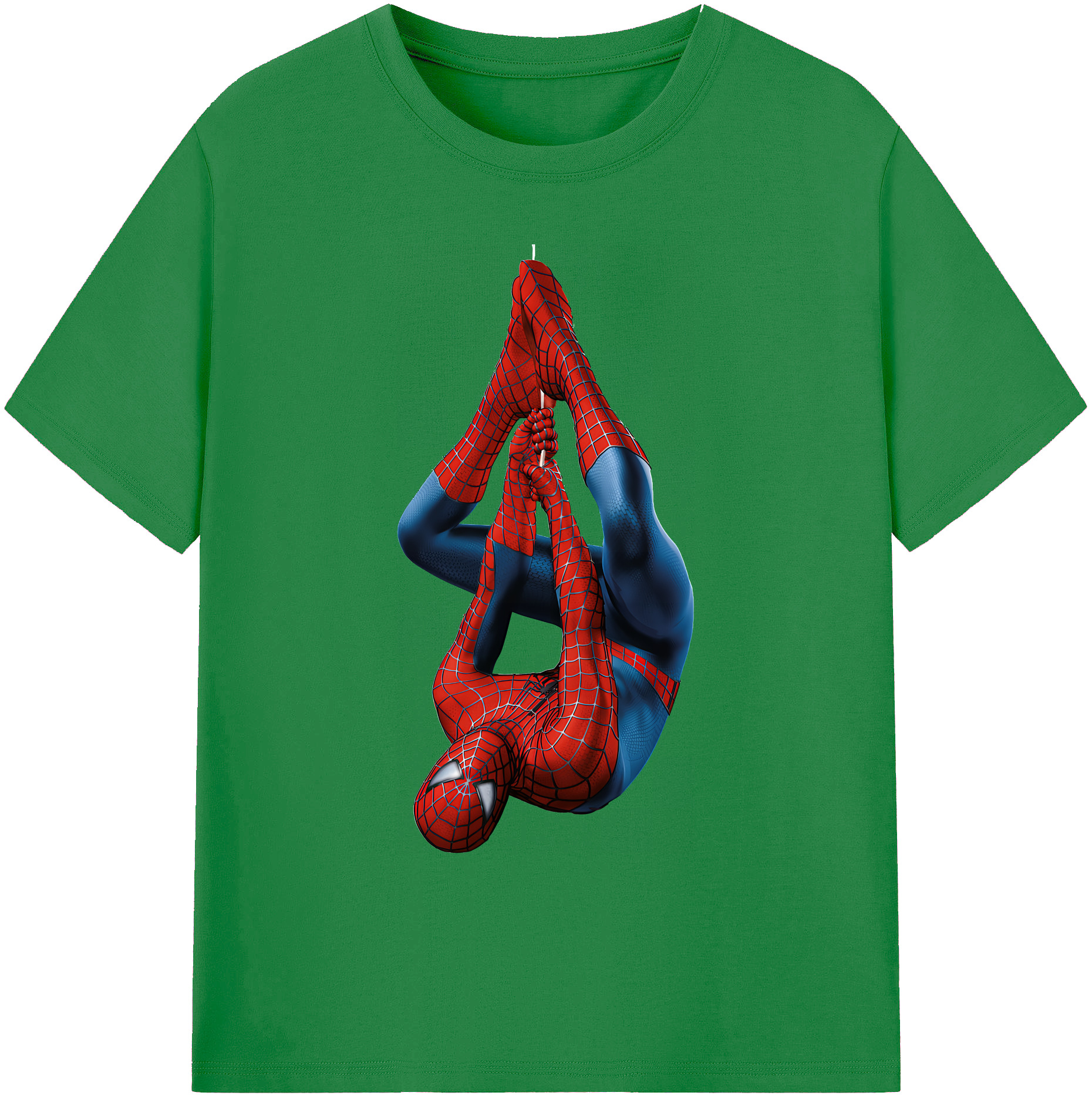 （画像用） Spider Man スパイダーマン 綿100％ メンズ半袖Tシャツ｜肌触りやわらか＆通気性