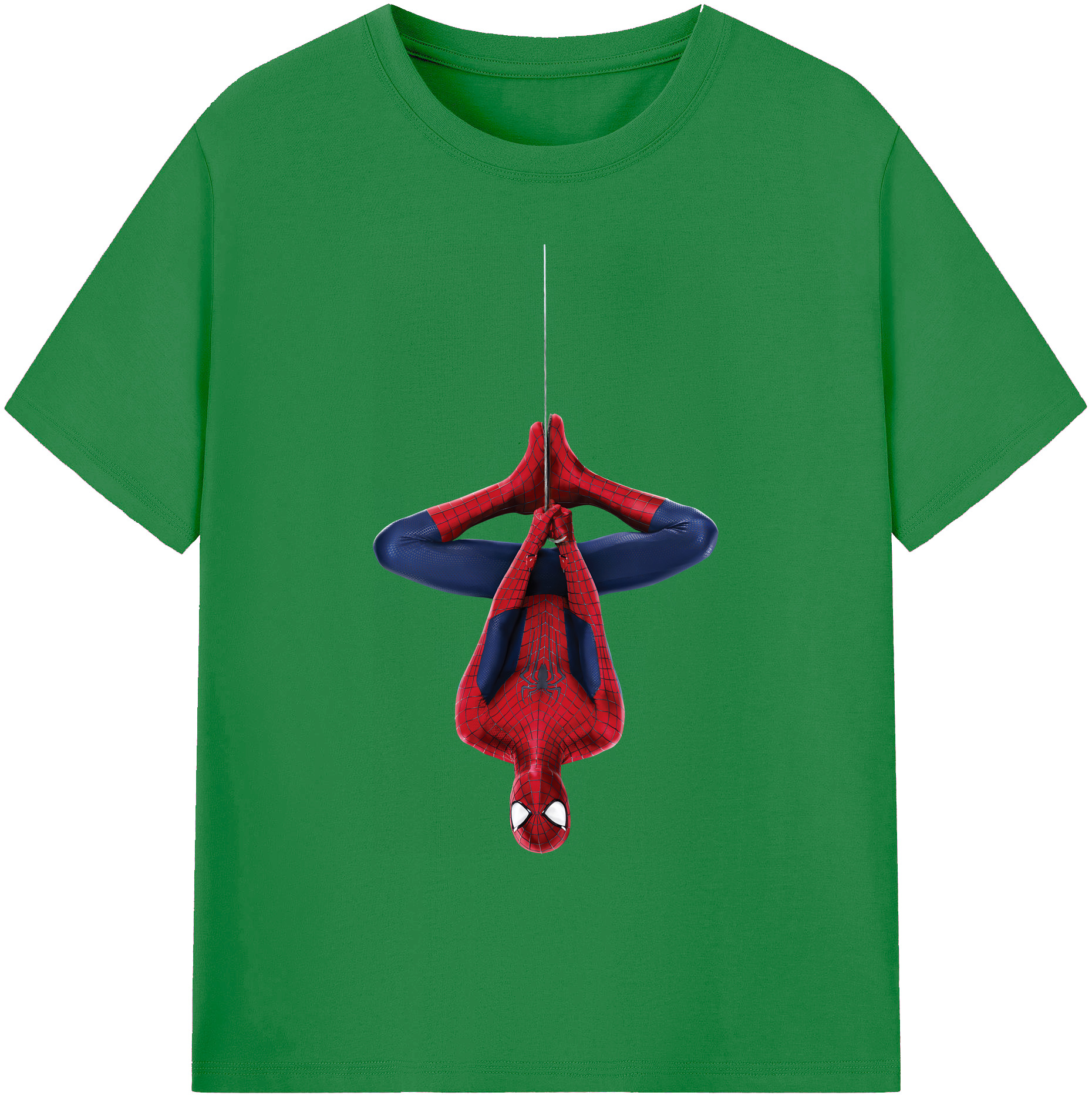 （画像用） Spider Man スパイダーマン 綿100％ メンズ半袖Tシャツ｜肌触りやわらか＆通気性