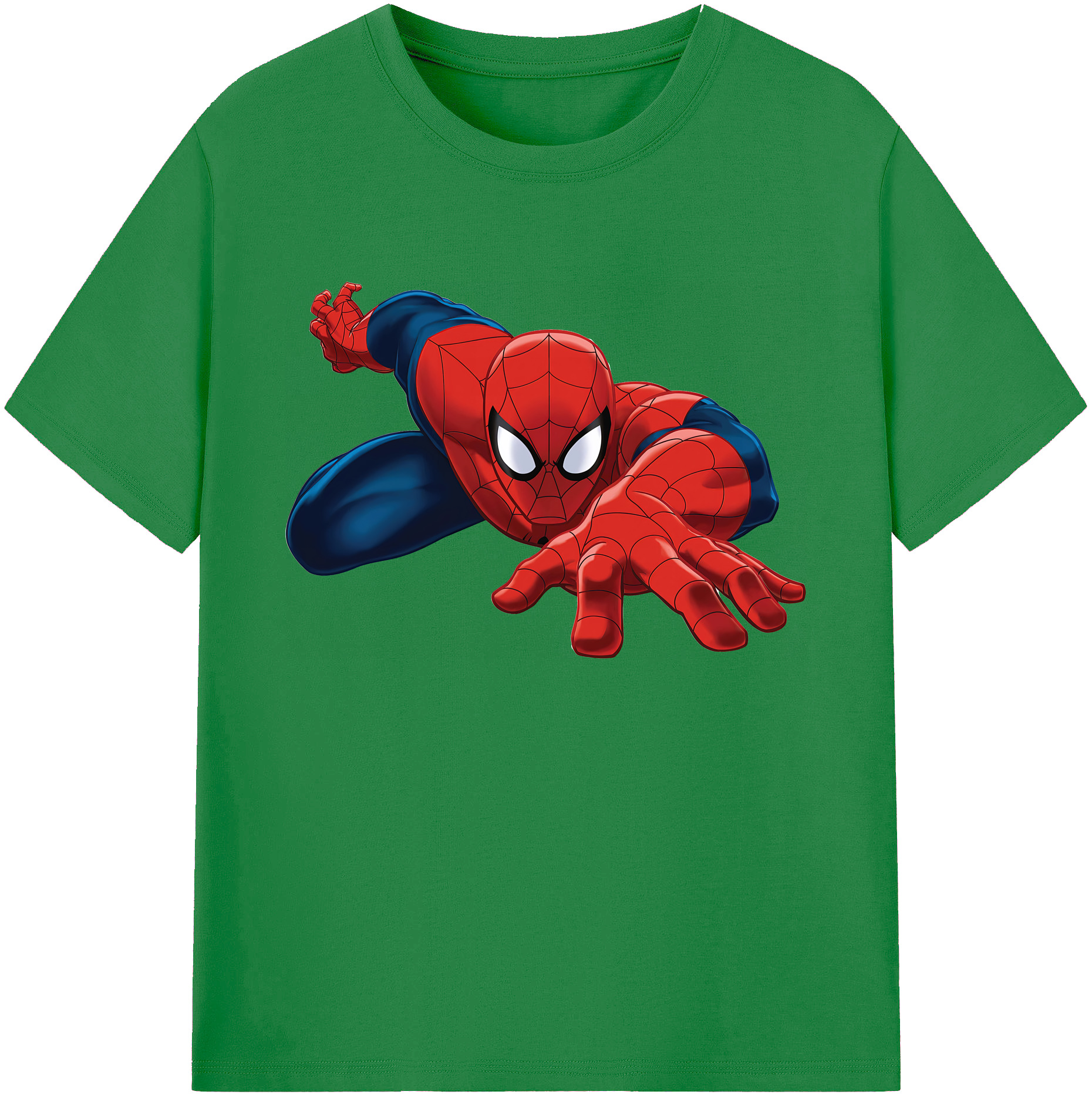（画像用） Spider Man スパイダーマン 綿100％ メンズ半袖Tシャツ｜肌触りやわらか＆通気性