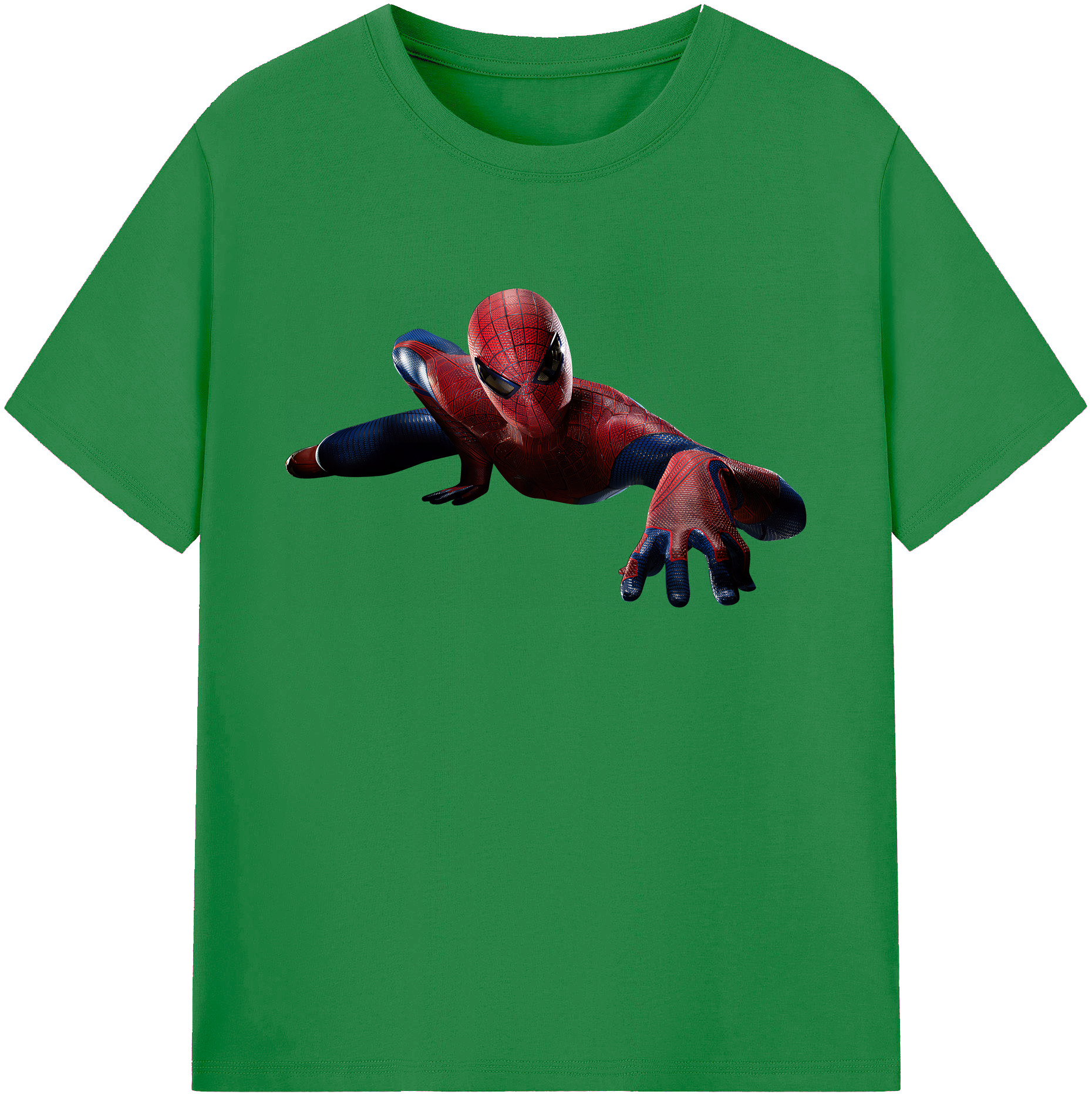 （画像用） Spider Man スパイダーマン 綿100％ メンズ半袖Tシャツ｜肌触りやわらか＆通気性