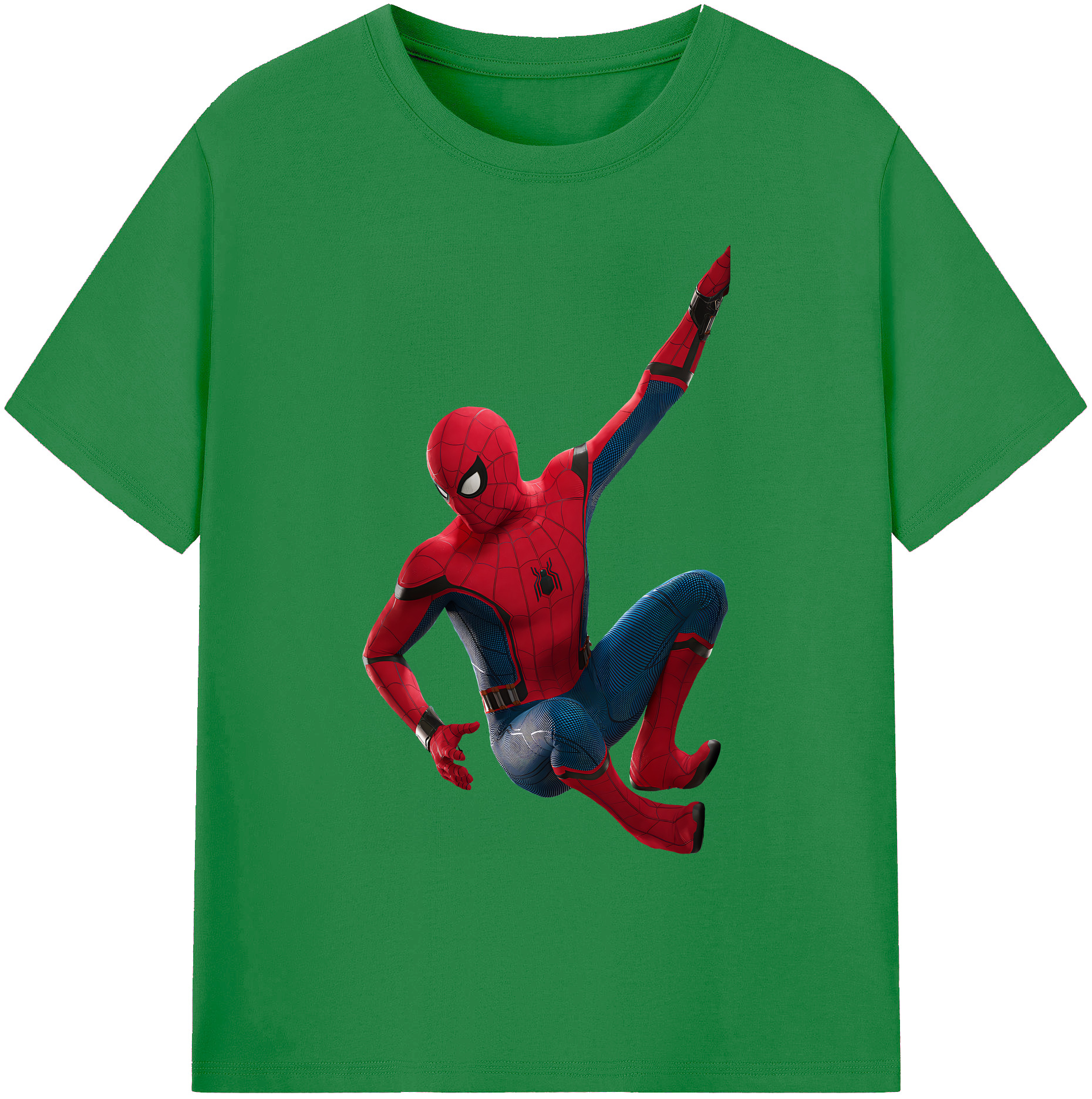 （画像用） Spider Man スパイダーマン 綿100％ メンズ半袖Tシャツ｜肌触りやわらか＆通気性
