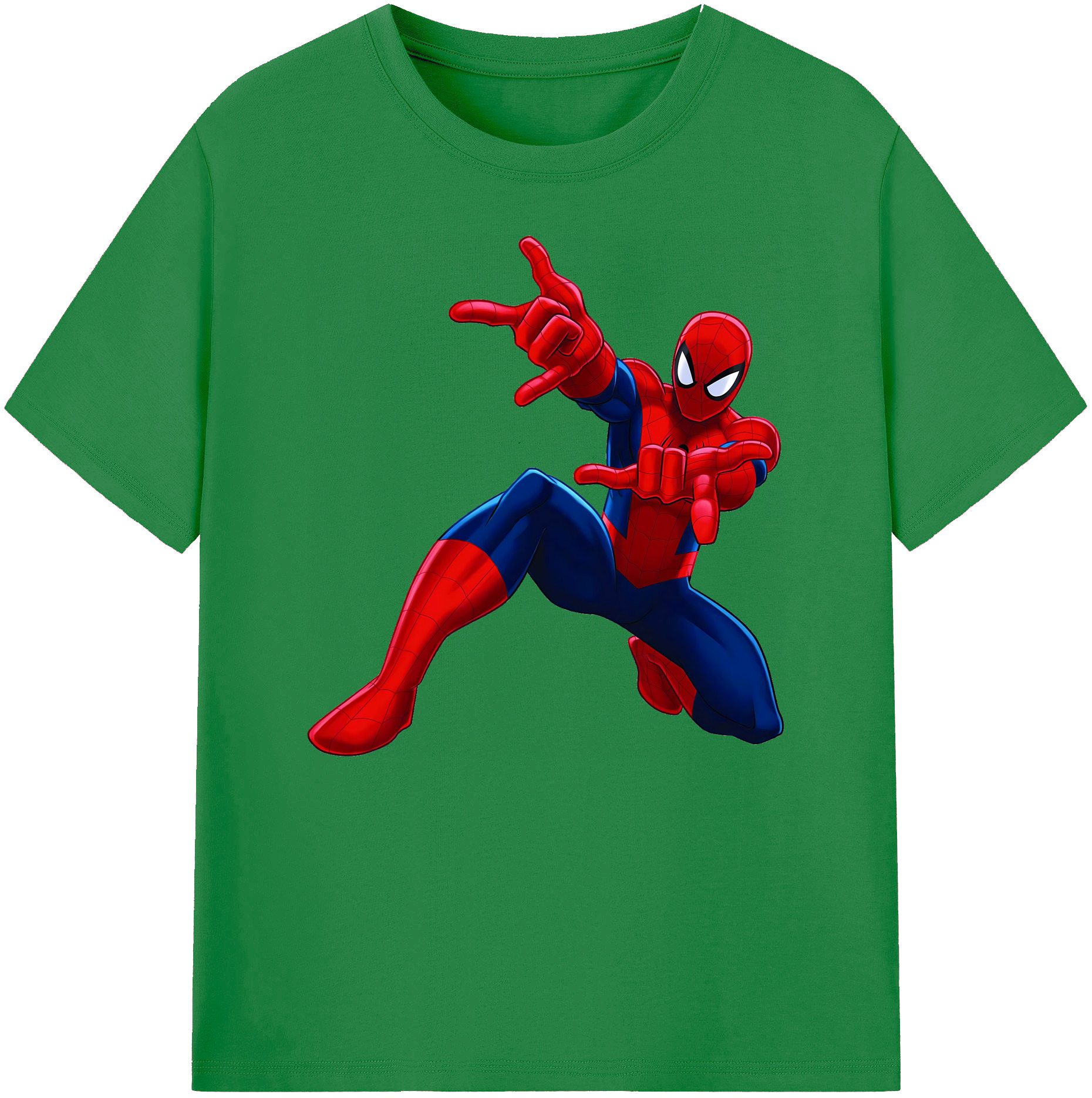 （画像用） Spider Man スパイダーマン 綿100％ メンズ半袖Tシャツ｜肌触りやわらか＆通気性