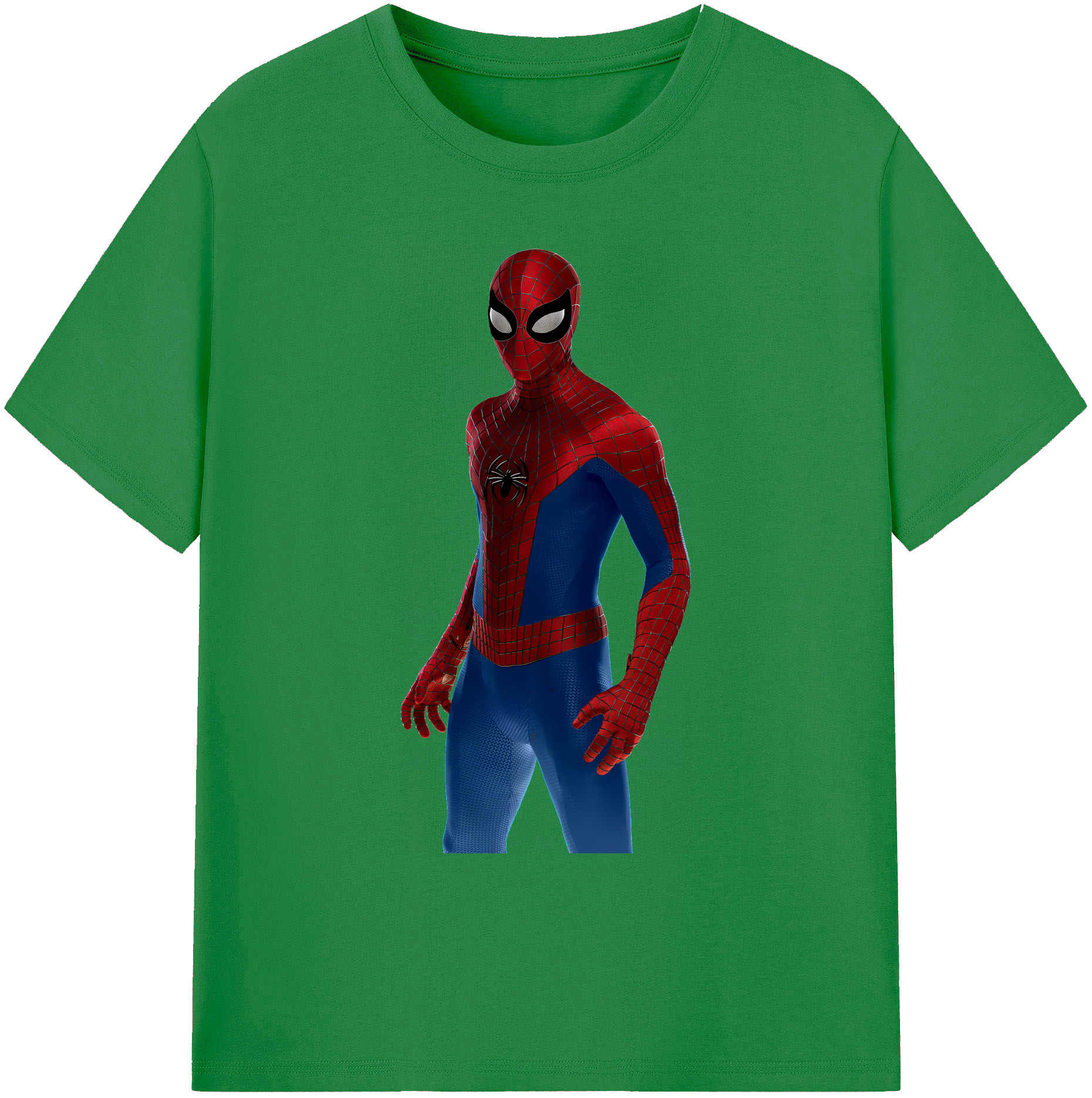 （画像用） Spider Man スパイダーマン 綿100％ メンズ半袖Tシャツ｜肌触りやわらか＆通気性