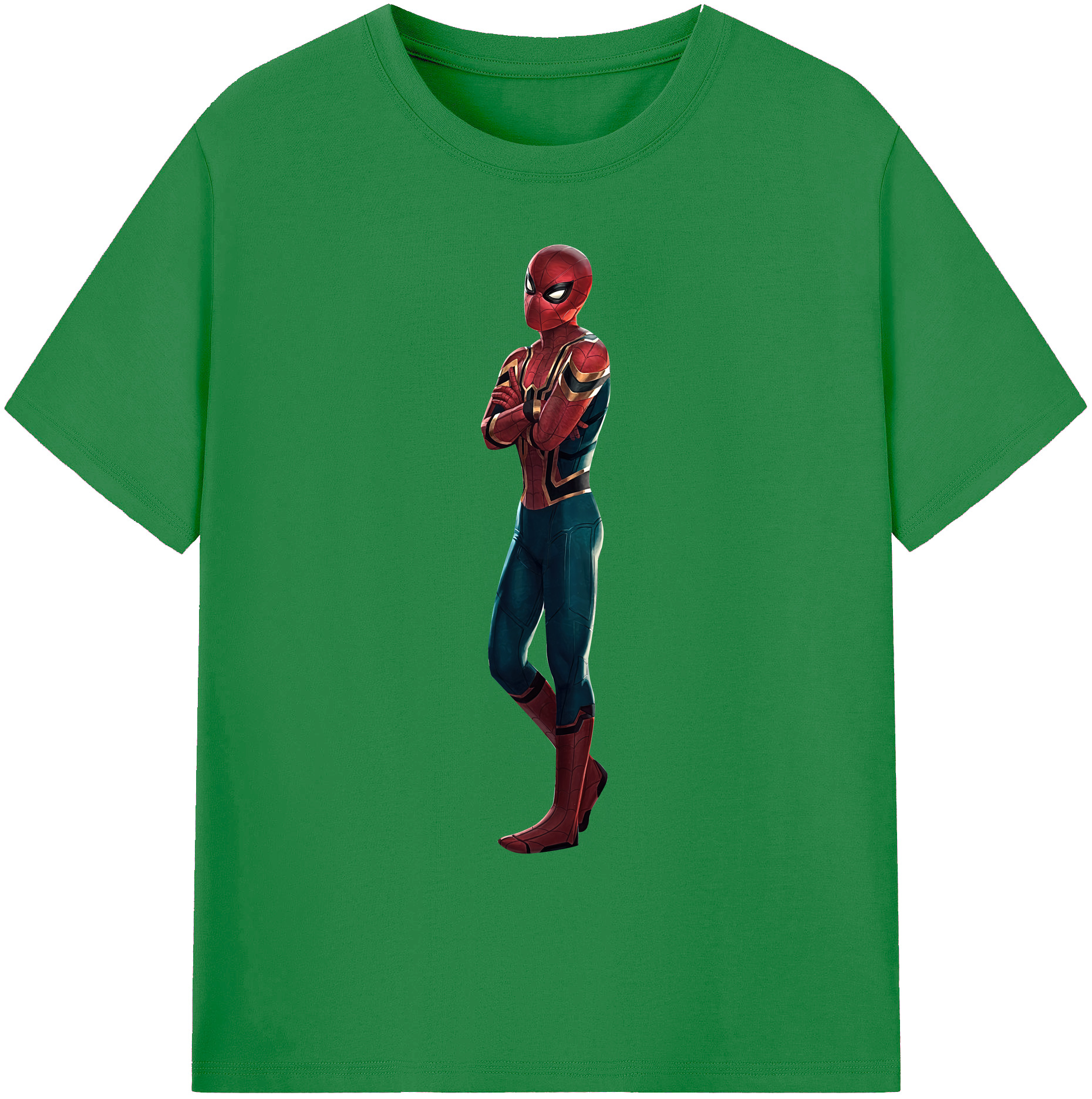 （画像用） Spider Man スパイダーマン 綿100％ メンズ半袖Tシャツ｜肌触りやわらか＆通気性