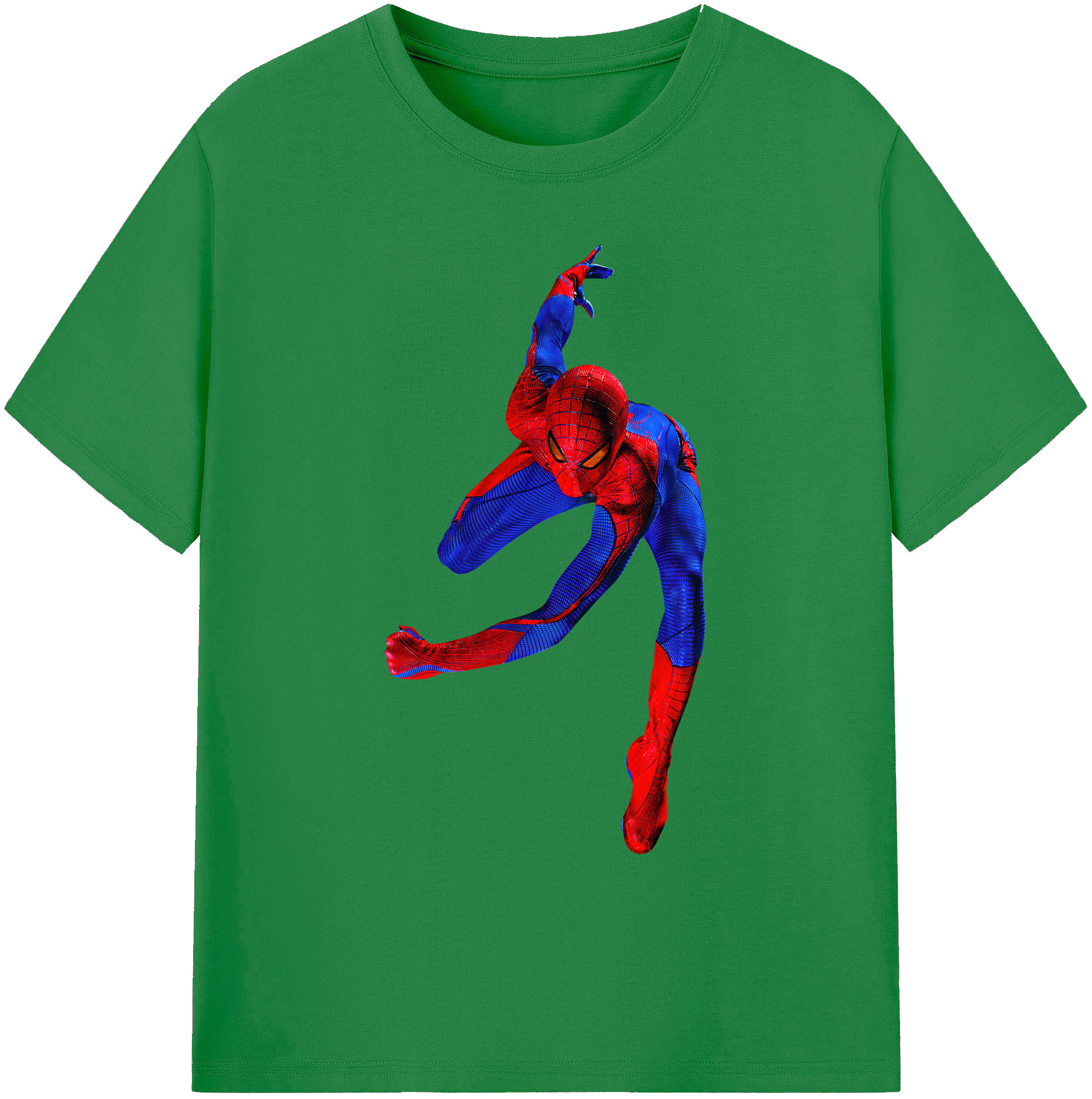 （画像用） Spider Man スパイダーマン 綿100％ メンズ半袖Tシャツ｜肌触りやわらか＆通気性