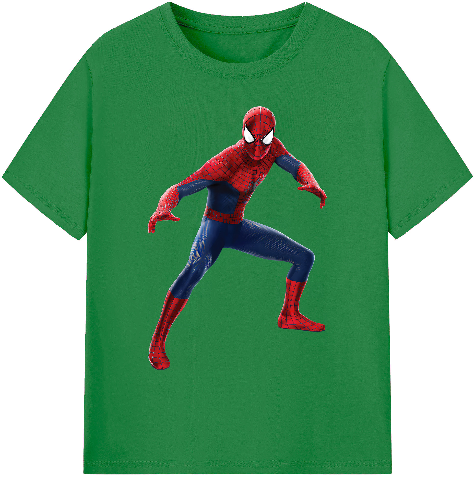 （画像用） Spider Man スパイダーマン 綿100％ メンズ半袖Tシャツ｜肌触りやわらか＆通気性