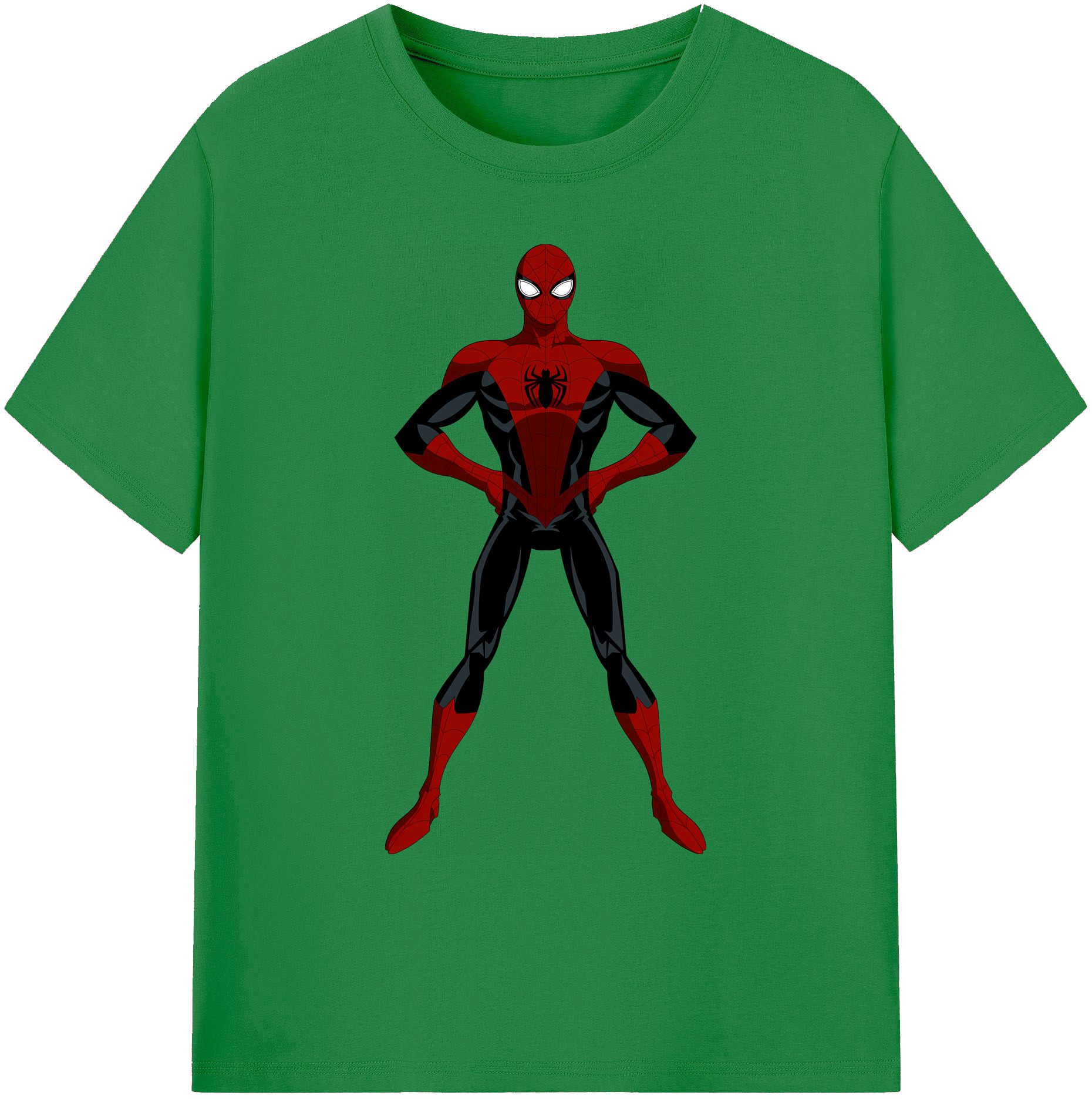 （画像用） Spider Man スパイダーマン 綿100％ メンズ半袖Tシャツ｜肌触りやわらか＆通気性