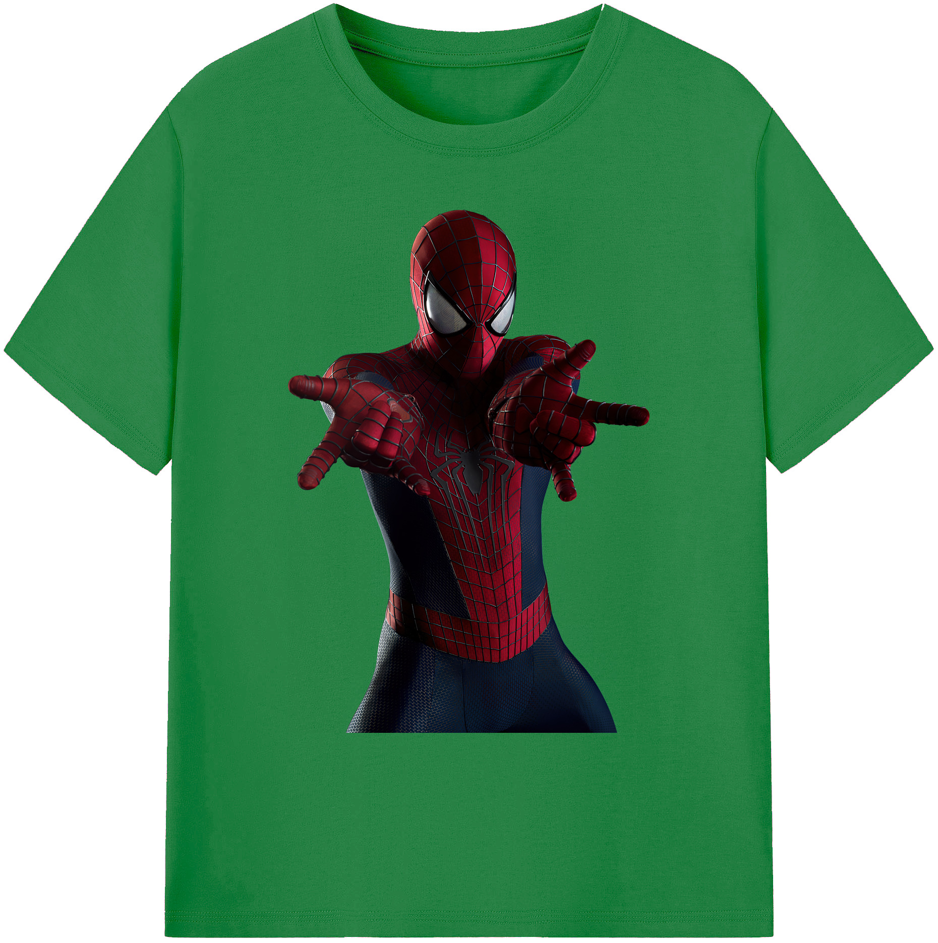 （画像用） Spider Man スパイダーマン 綿100％ メンズ半袖Tシャツ｜肌触りやわらか＆通気性
