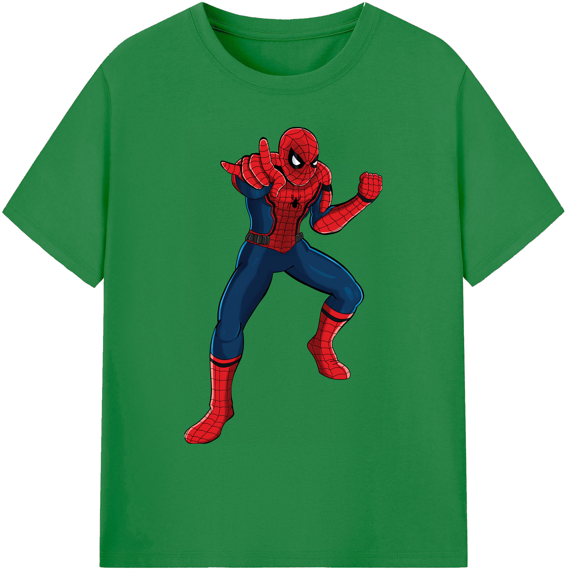 （画像用） Spider Man スパイダーマン 綿100％ メンズ半袖Tシャツ｜肌触りやわらか＆通気性