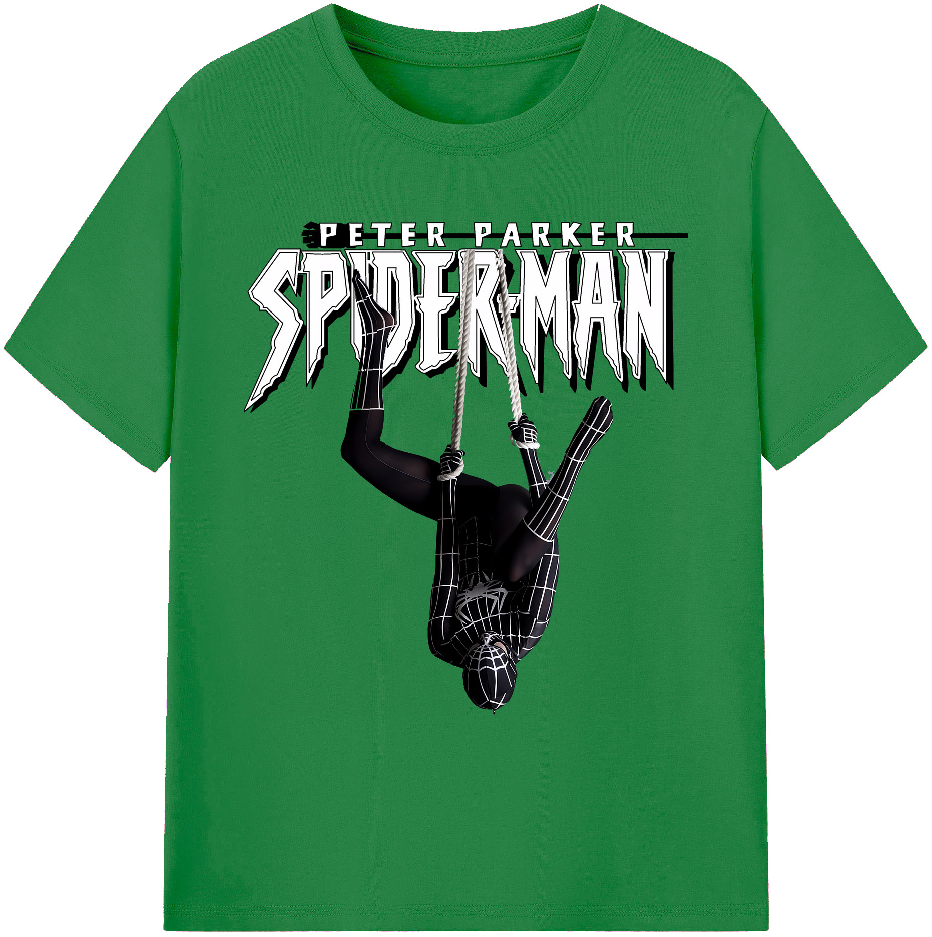 （画像用） Spider Man スパイダーマン 綿100％ メンズ半袖Tシャツ｜肌触りやわらか＆通気性