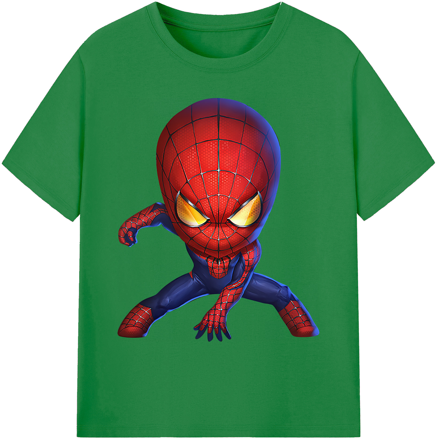 （画像用） Spider Man スパイダーマン 綿100％ メンズ半袖Tシャツ｜肌触りやわらか＆通気性
