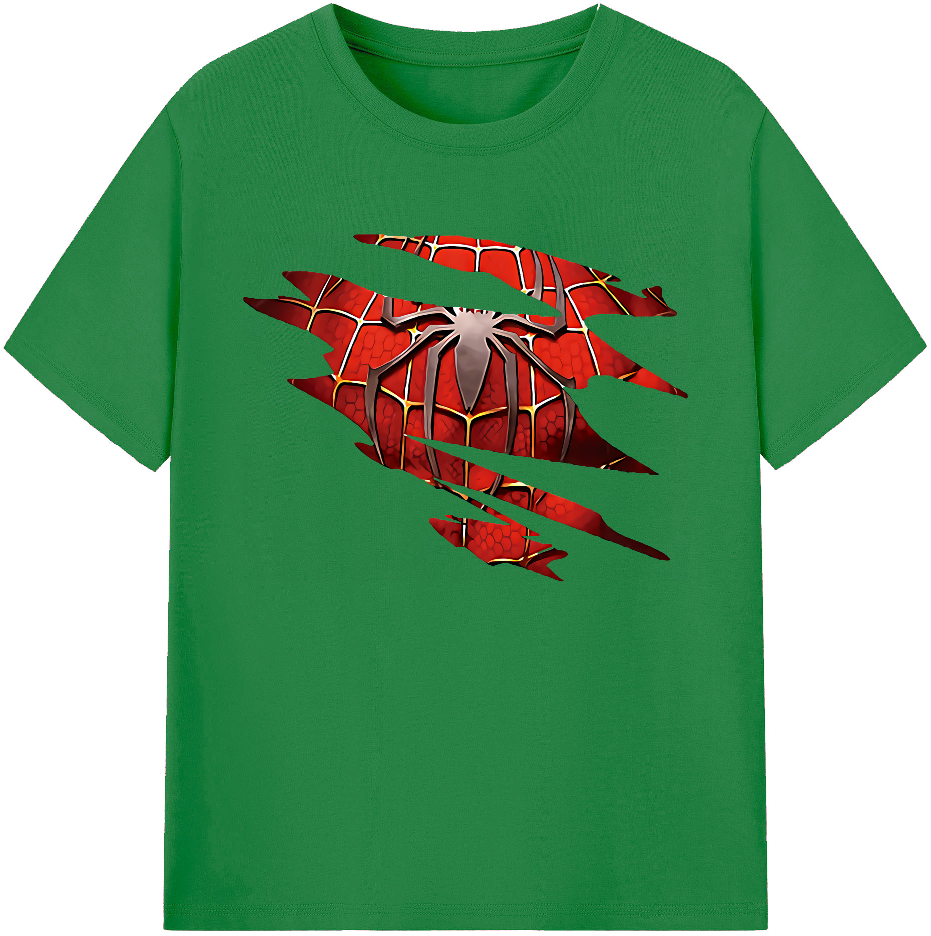 （画像用） Spider Man スパイダーマン 綿100％ メンズ半袖Tシャツ｜肌触りやわらか＆通気性