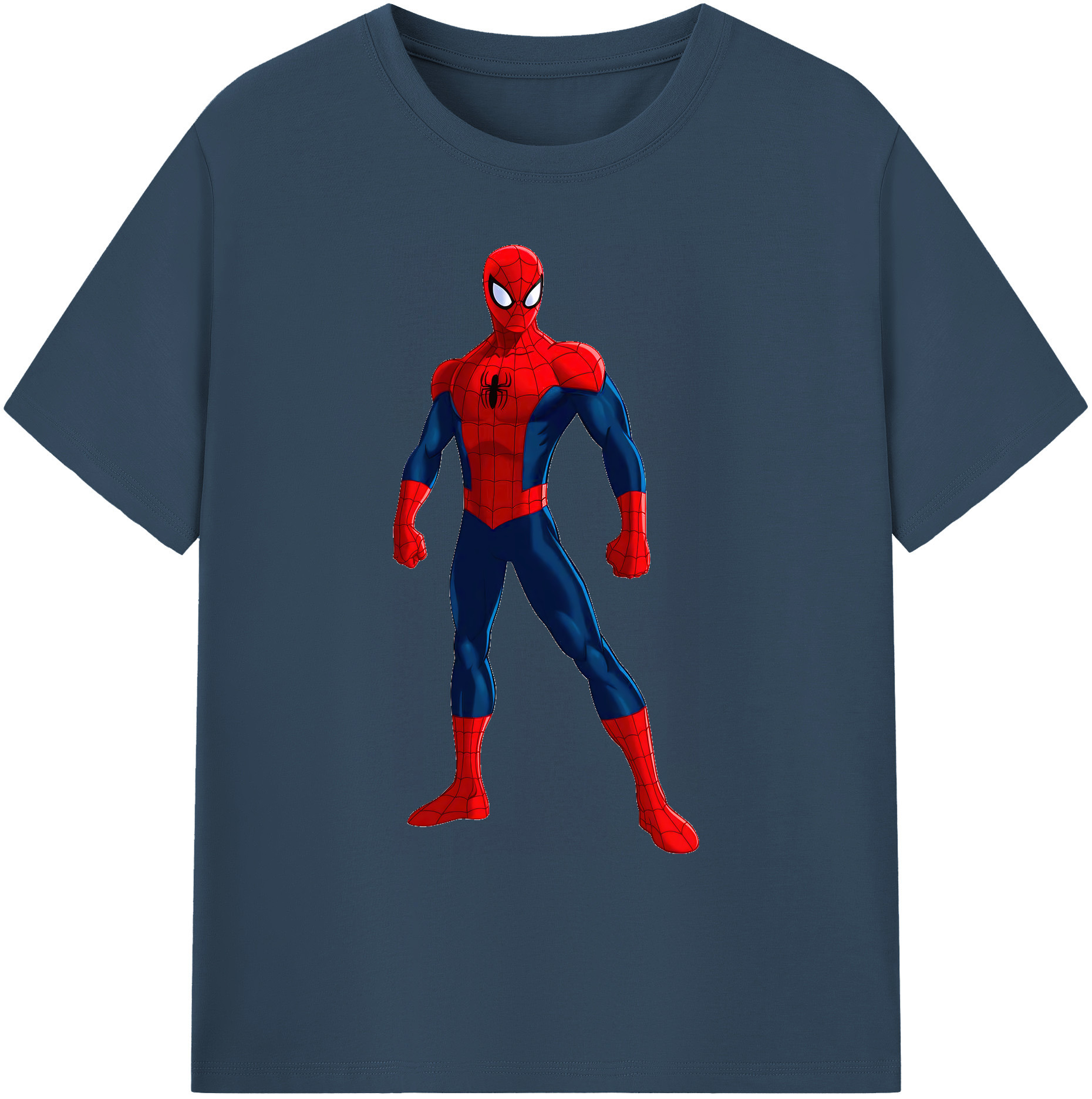 （画像用） Spider Man スパイダーマン 綿100％ メンズ半袖Tシャツ｜肌触りやわらか＆通気性