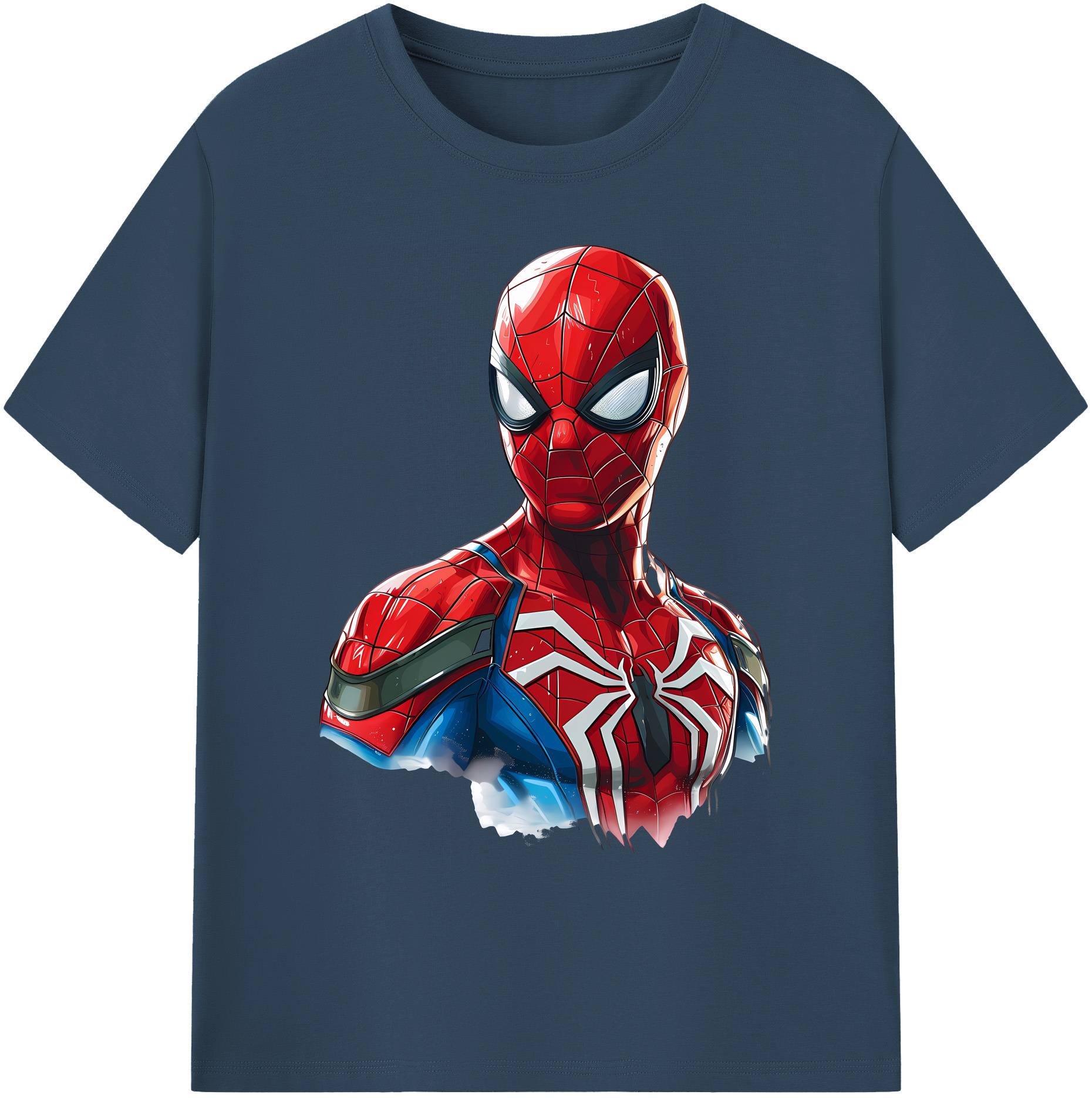 （画像用） Spider Man スパイダーマン 綿100％ メンズ半袖Tシャツ｜肌触りやわらか＆通気性