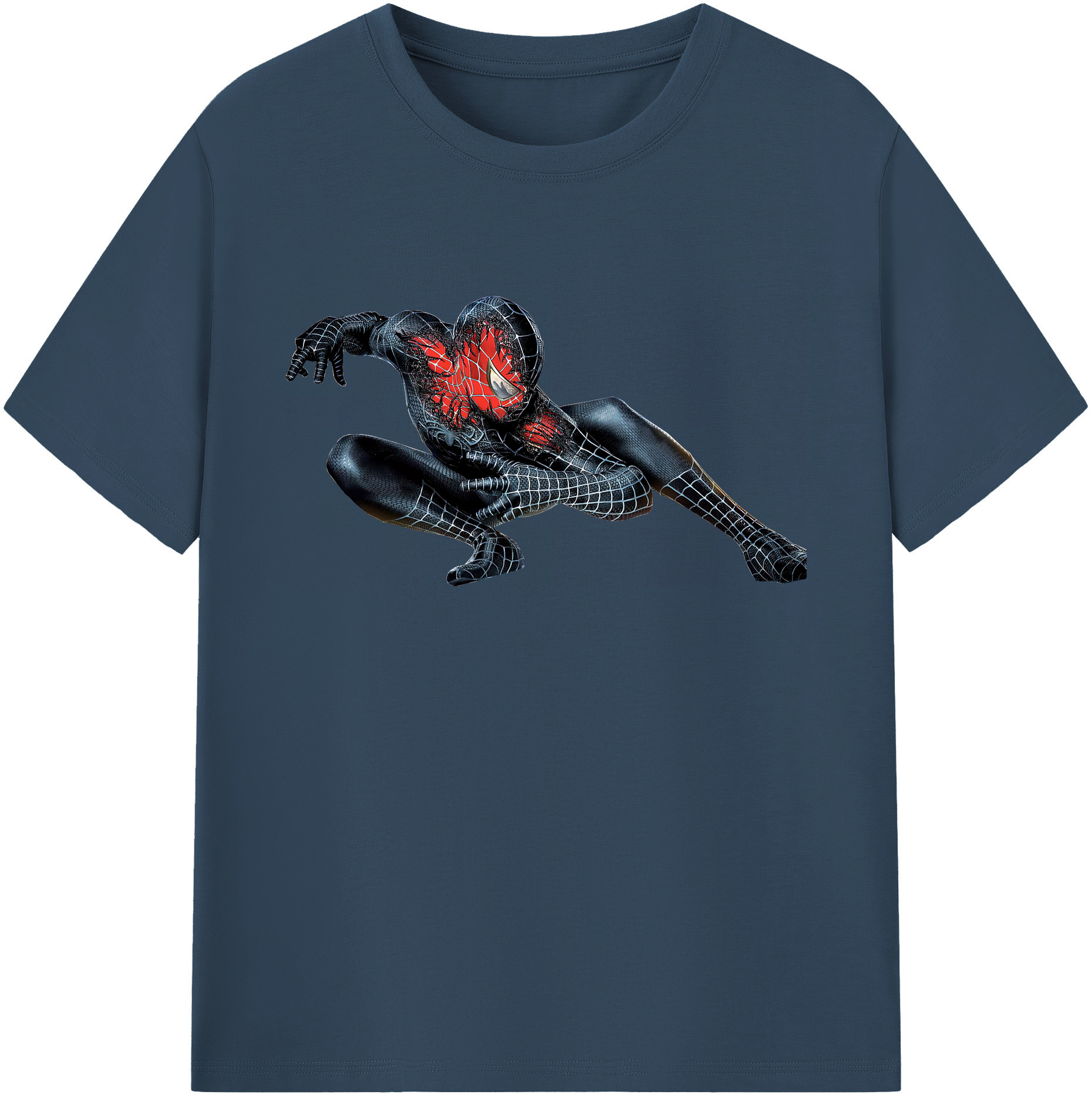 （画像用） Spider Man スパイダーマン 綿100％ メンズ半袖Tシャツ｜肌触りやわらか＆通気性