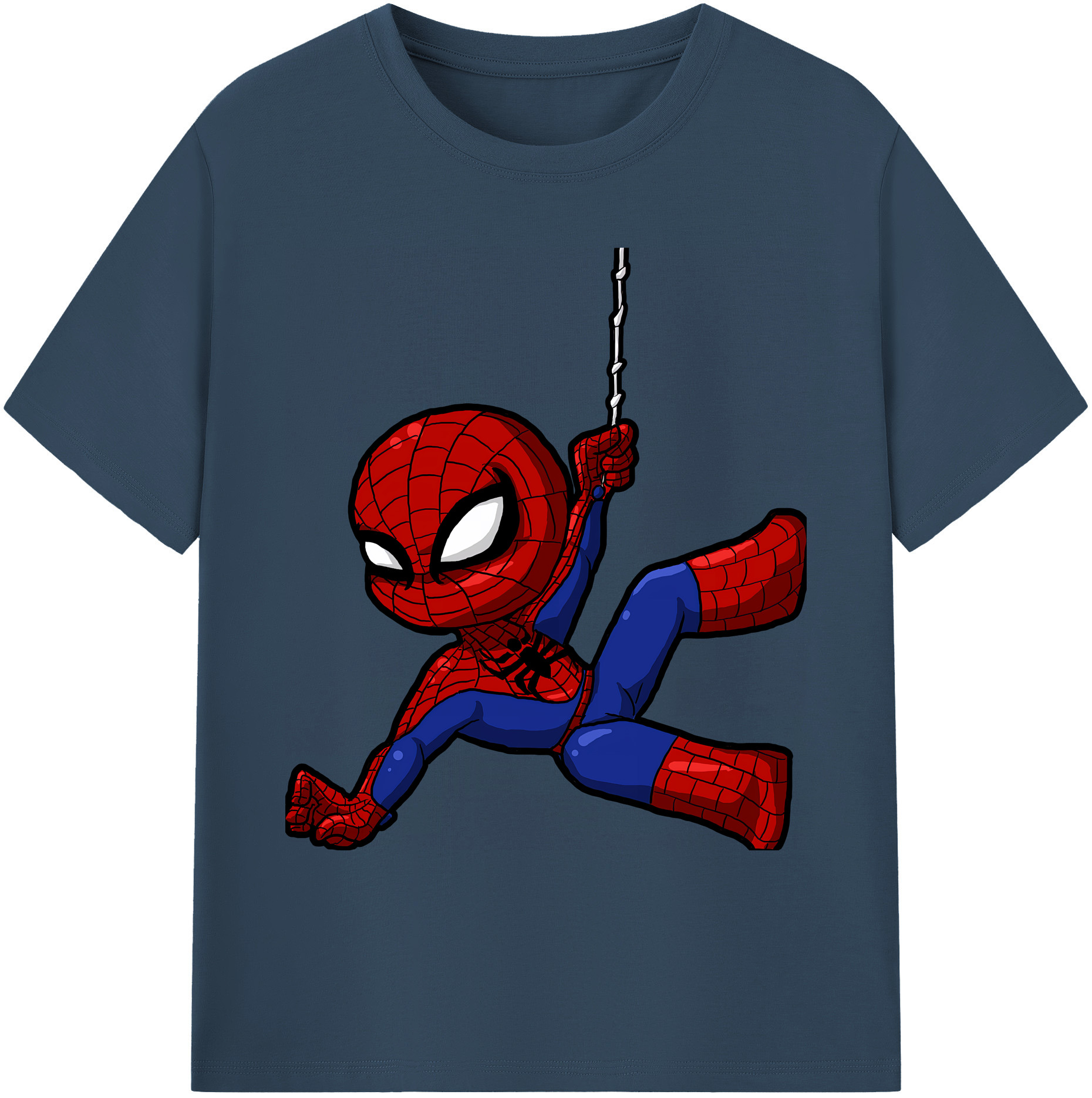 （画像用） Spider Man スパイダーマン 綿100％ メンズ半袖Tシャツ｜肌触りやわらか＆通気性