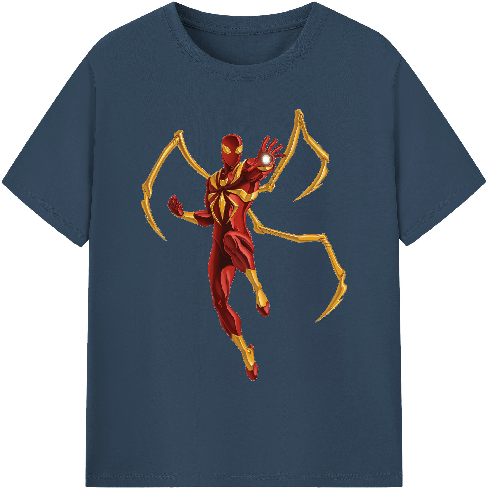 （画像用） Spider Man スパイダーマン 綿100％ メンズ半袖Tシャツ｜肌触りやわらか＆通気性