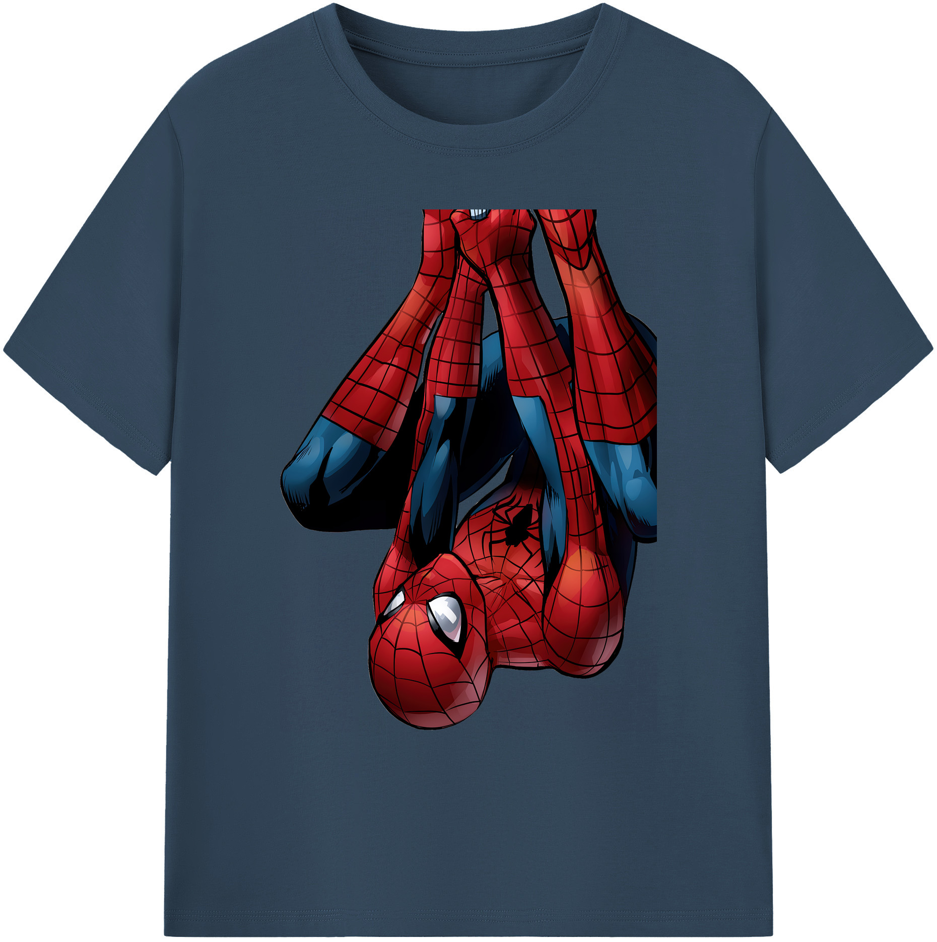 （画像用） Spider Man スパイダーマン 綿100％ メンズ半袖Tシャツ｜肌触りやわらか＆通気性