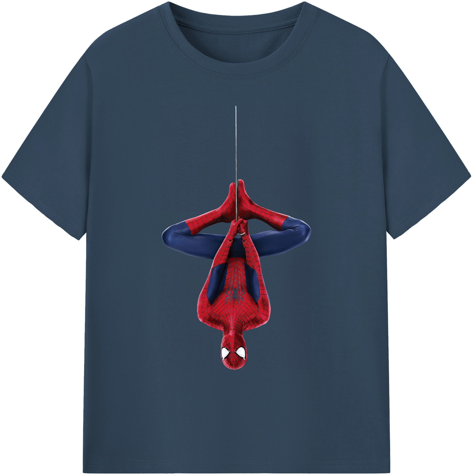 （画像用） Spider Man スパイダーマン 綿100％ メンズ半袖Tシャツ｜肌触りやわらか＆通気性