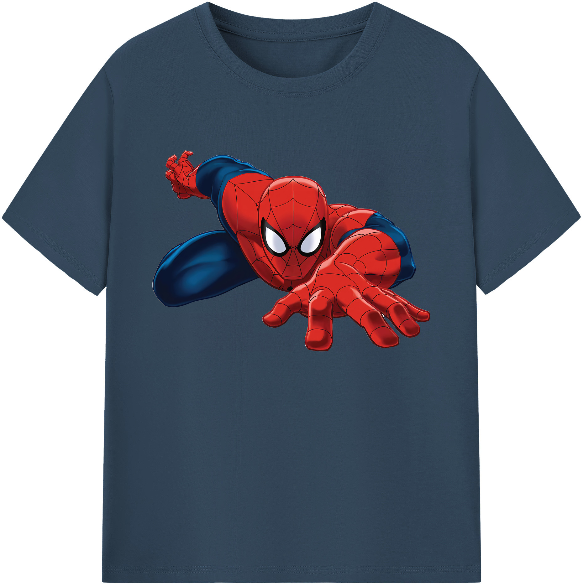 （画像用） Spider Man スパイダーマン 綿100％ メンズ半袖Tシャツ｜肌触りやわらか＆通気性